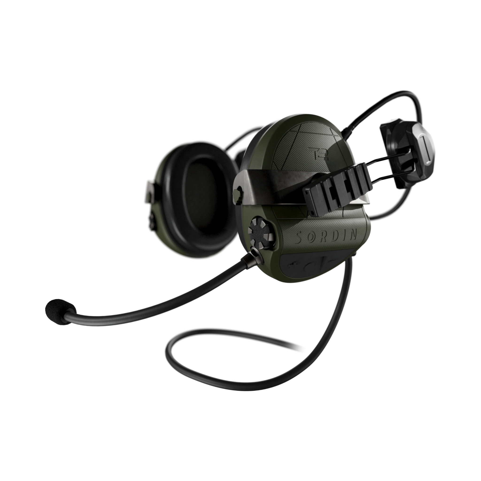 Sordin Supreme T2 CC roheline RARC kiiver Memory Foam 304006-31P)