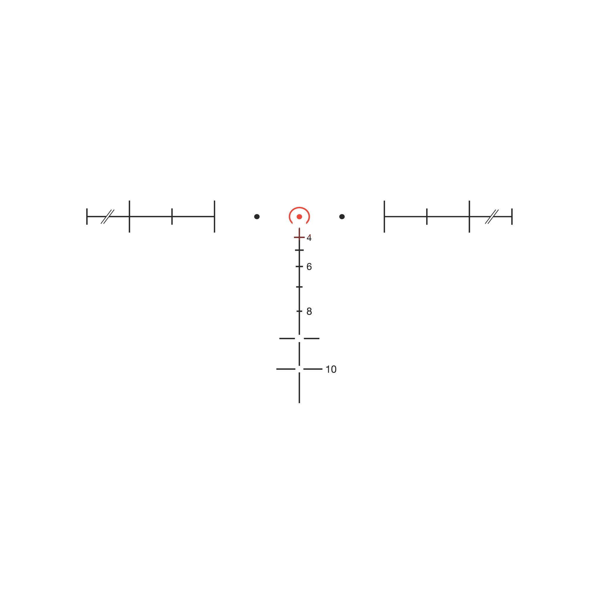 Trijicon ACOG® 3,5x35 BAC rifle scope, kahekordne valgustatus. Punane hoburaud .223 BDC sihtimismärk