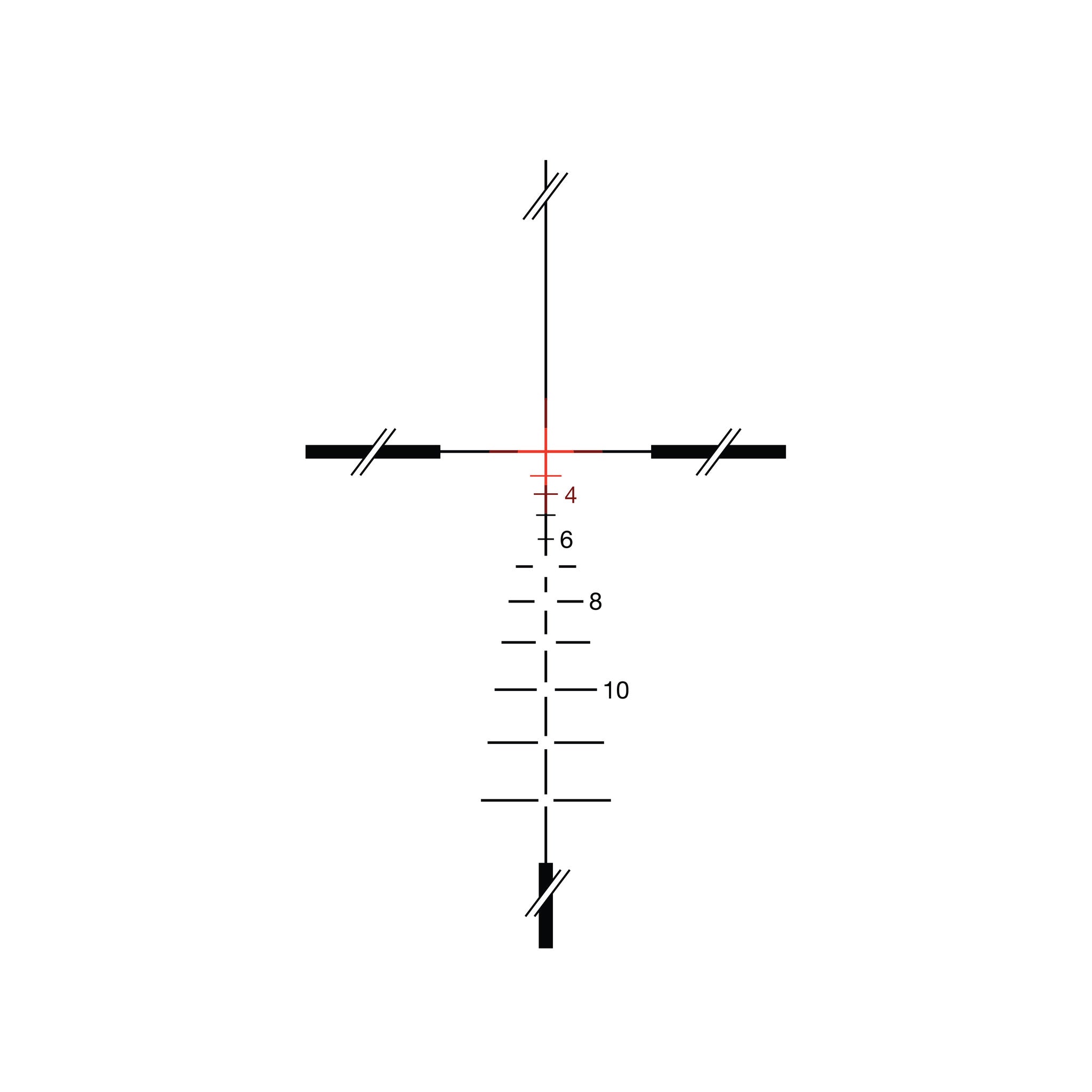 Trijicon ACOG® 3,5x35 BAC rifle scope, kahekordne valgustatus. Punane rist. .308 BDC sihtimismärk