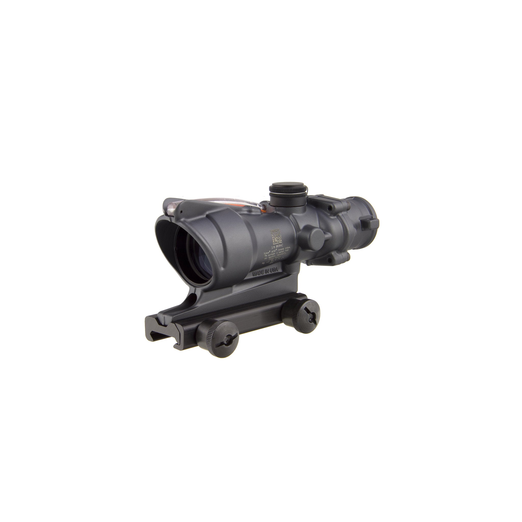 Trijicon ACOG® 4x32 BAC rifle scope, kahekordne valgustamine. Punane rist. .223 BDC sihtimismärk, CK Sniper Grey