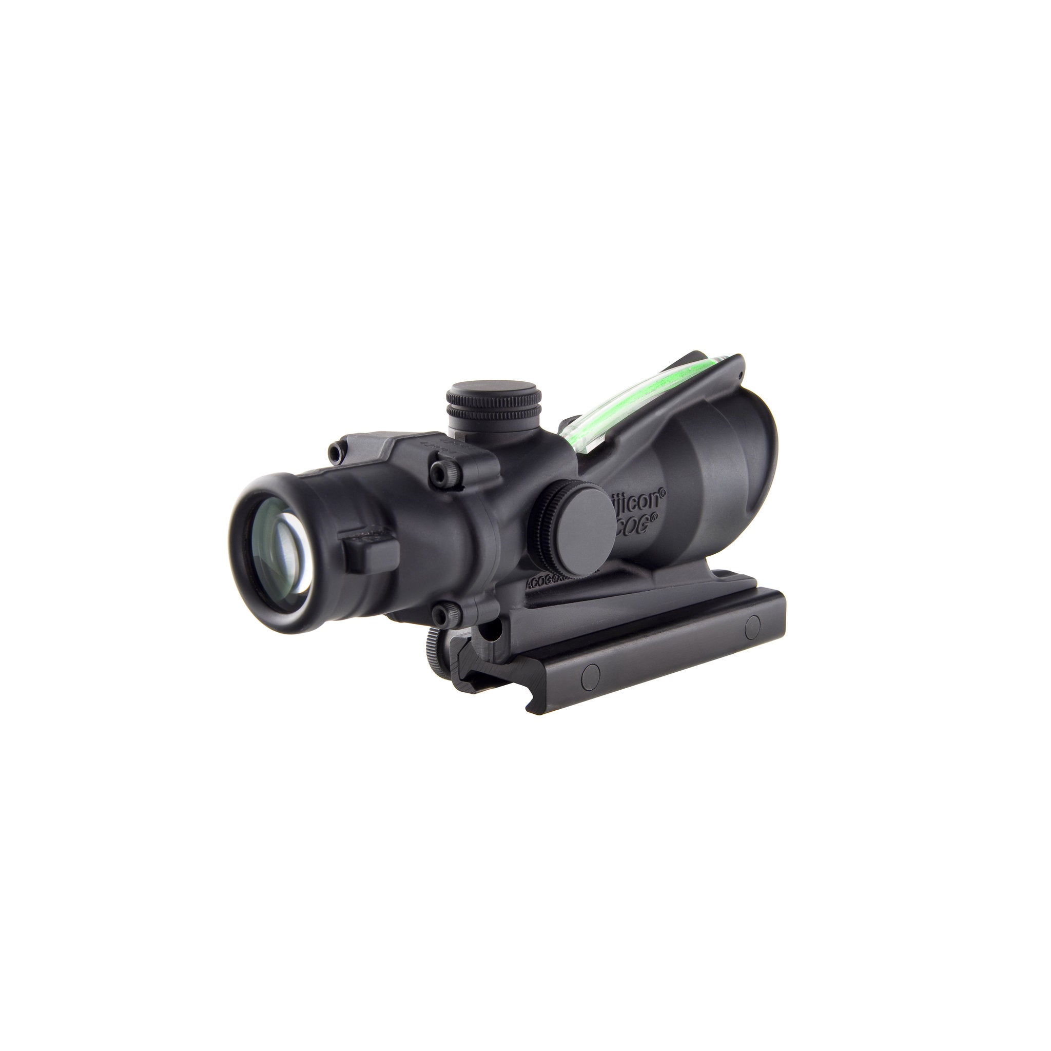 Trijicon ACOG® 4x32 BAC rifle scope, kahekordne valgustatus. Roheline rist. .223 BDC sihtimismärk