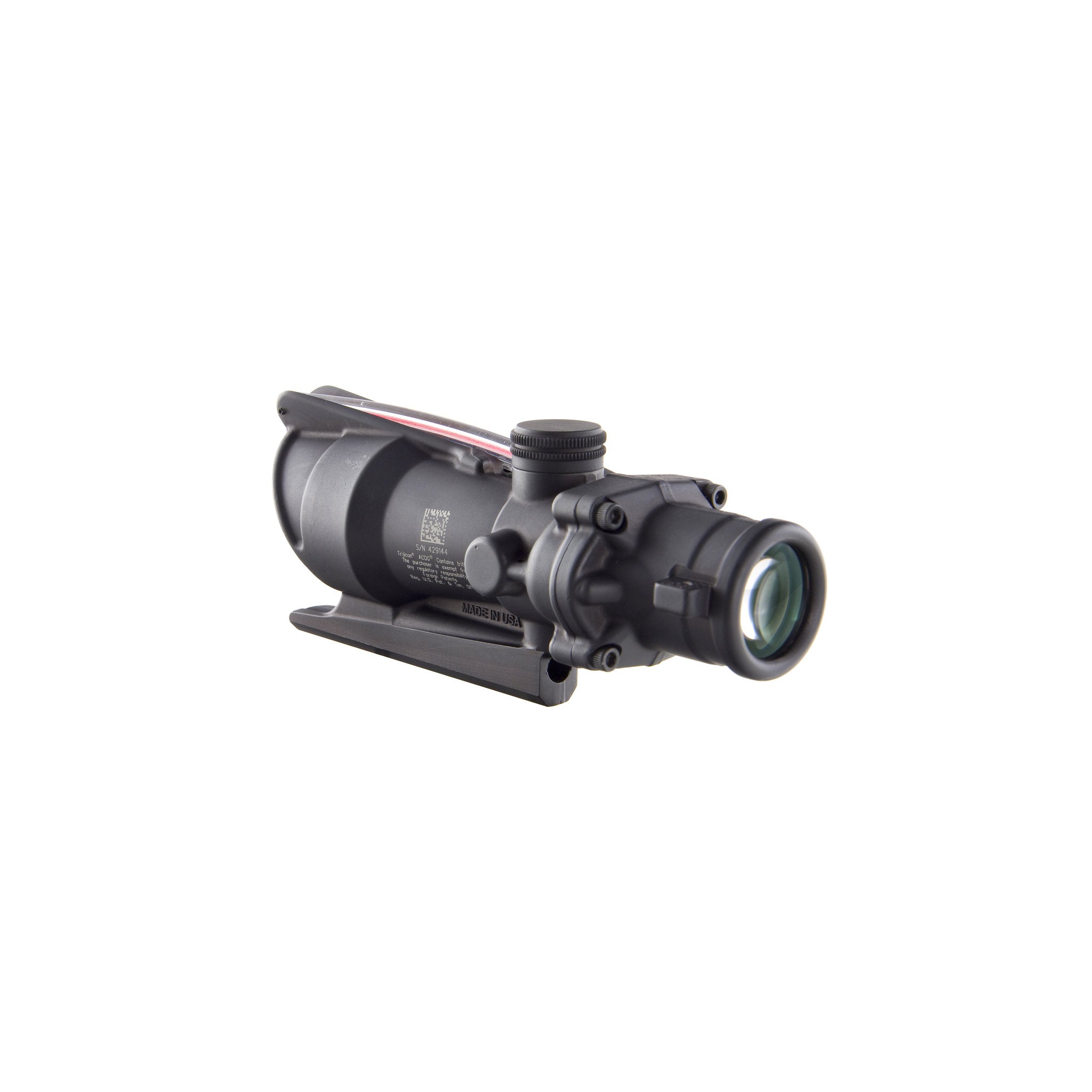 Trijicon ACOG® 4x32 BAC rifle scope, kahekordne valgustatus. Punane kolmnurk .223 BDC sihtimismärk