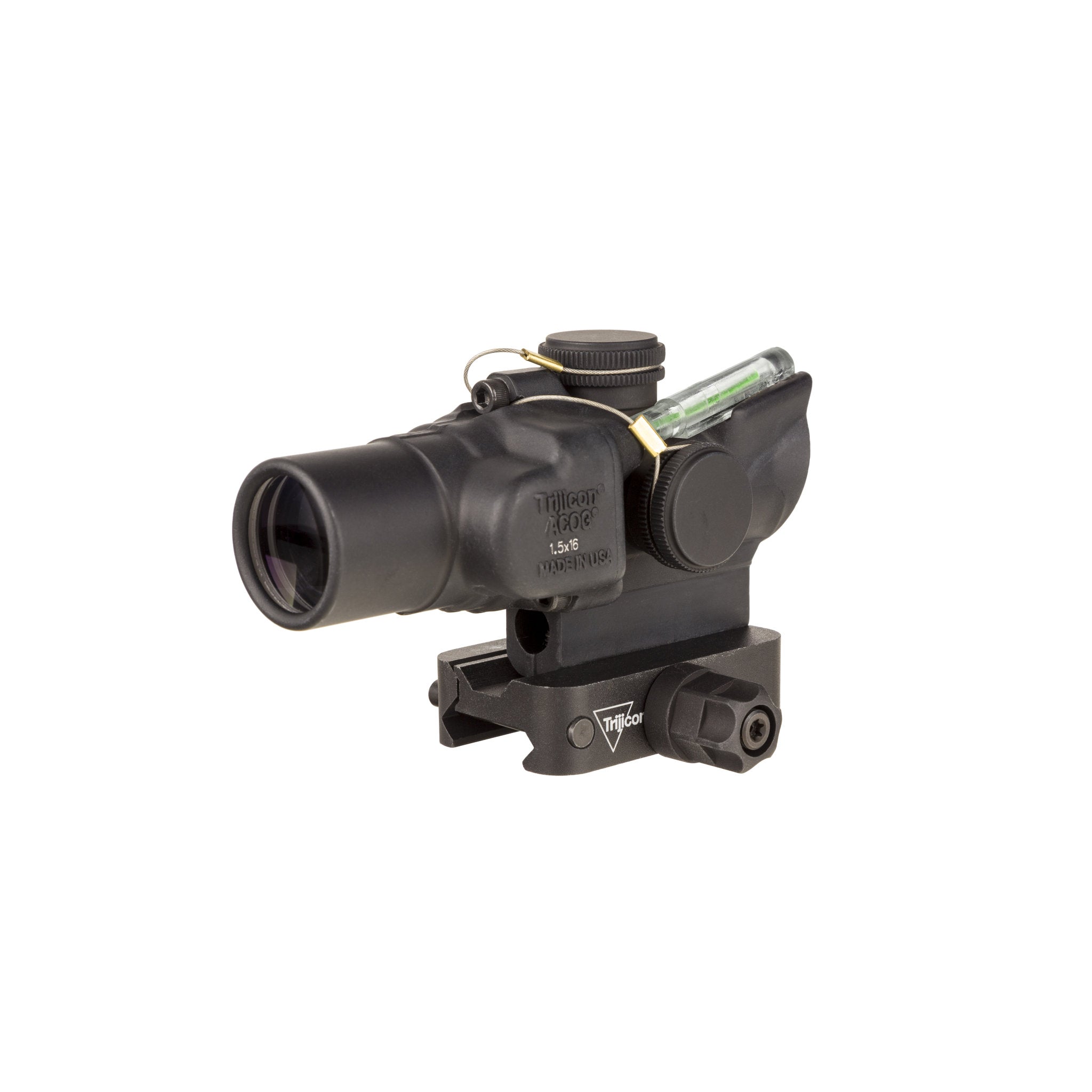 Trijicon 1,5x16S kompaktne ACOG®-sihtik, kahekordne valgustamine, roheline ring ja 2 MOA punkt koos Q-LOC-kinnitusega