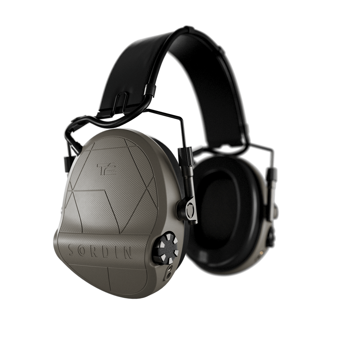 Sordin Supreme T2 Tan galvos juosta iš odos Memory Foam 303005-10P)