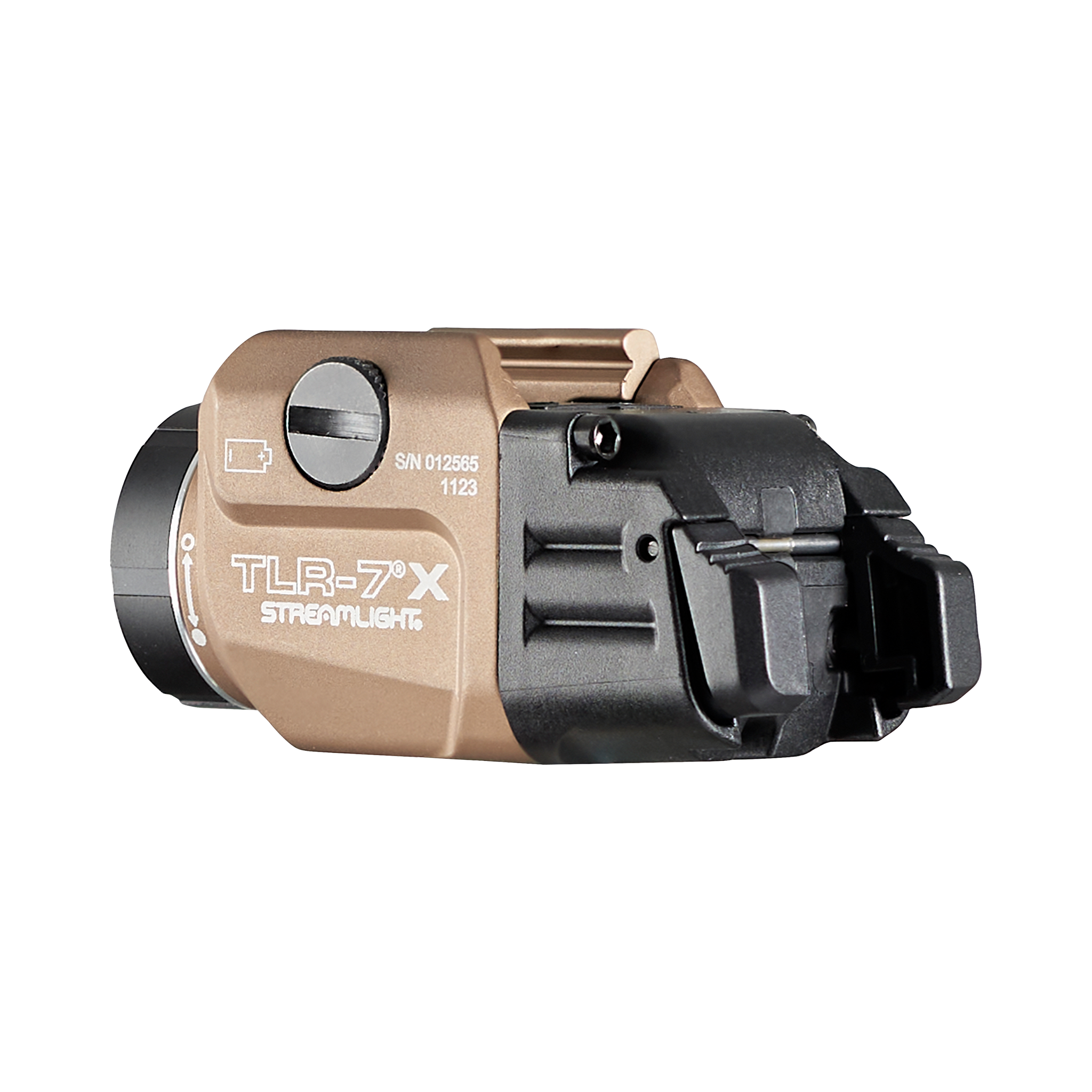 Streamlight su žemo/aukšto intensyvumo jungikliu, CR123A baterija, raktų rinkinys-juoda dėžutė, FDE (69426)