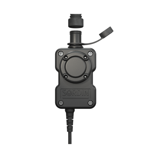 Sordin PTT Single Com Waterproof KL091 (Icom IC-F70 ir kt.) (75908-091-S)