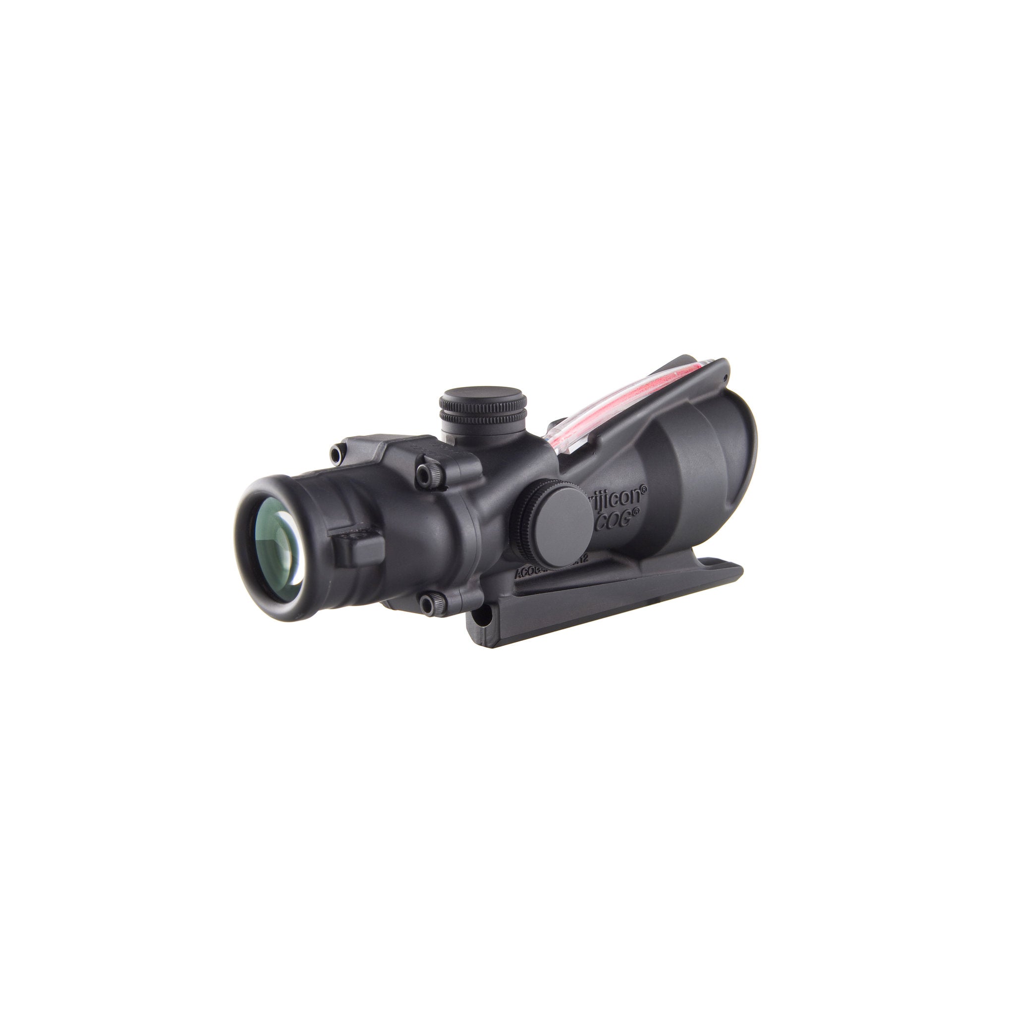 Trijicon ACOG® 4x32 BAC šautuvų optinis taikiklis, dvigubas apšvietimas. Raudonas trikampis .223 BDC tinklelis