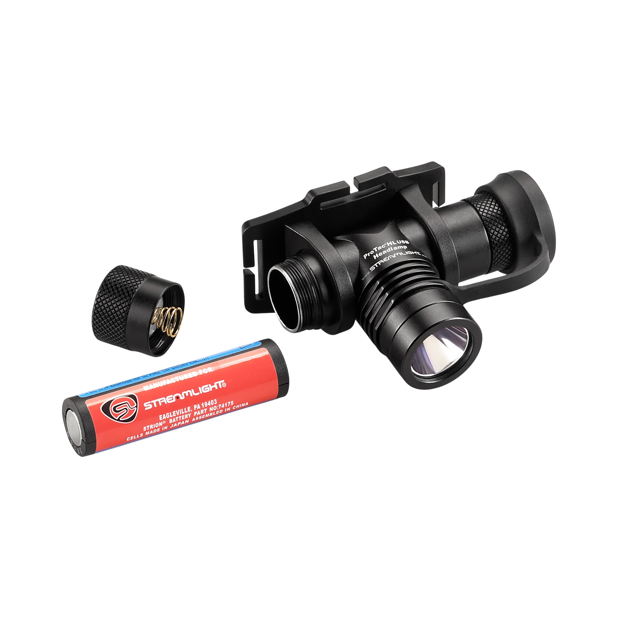 Streamlight HL USB galvas lāpa - melna (61305)