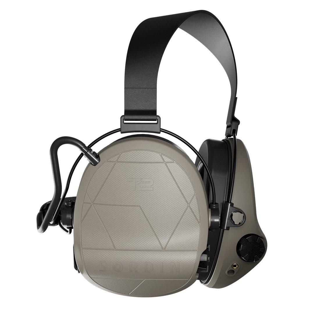 Sordin Supreme T2 Tan kakla lente Memory Foam 303005-20P)