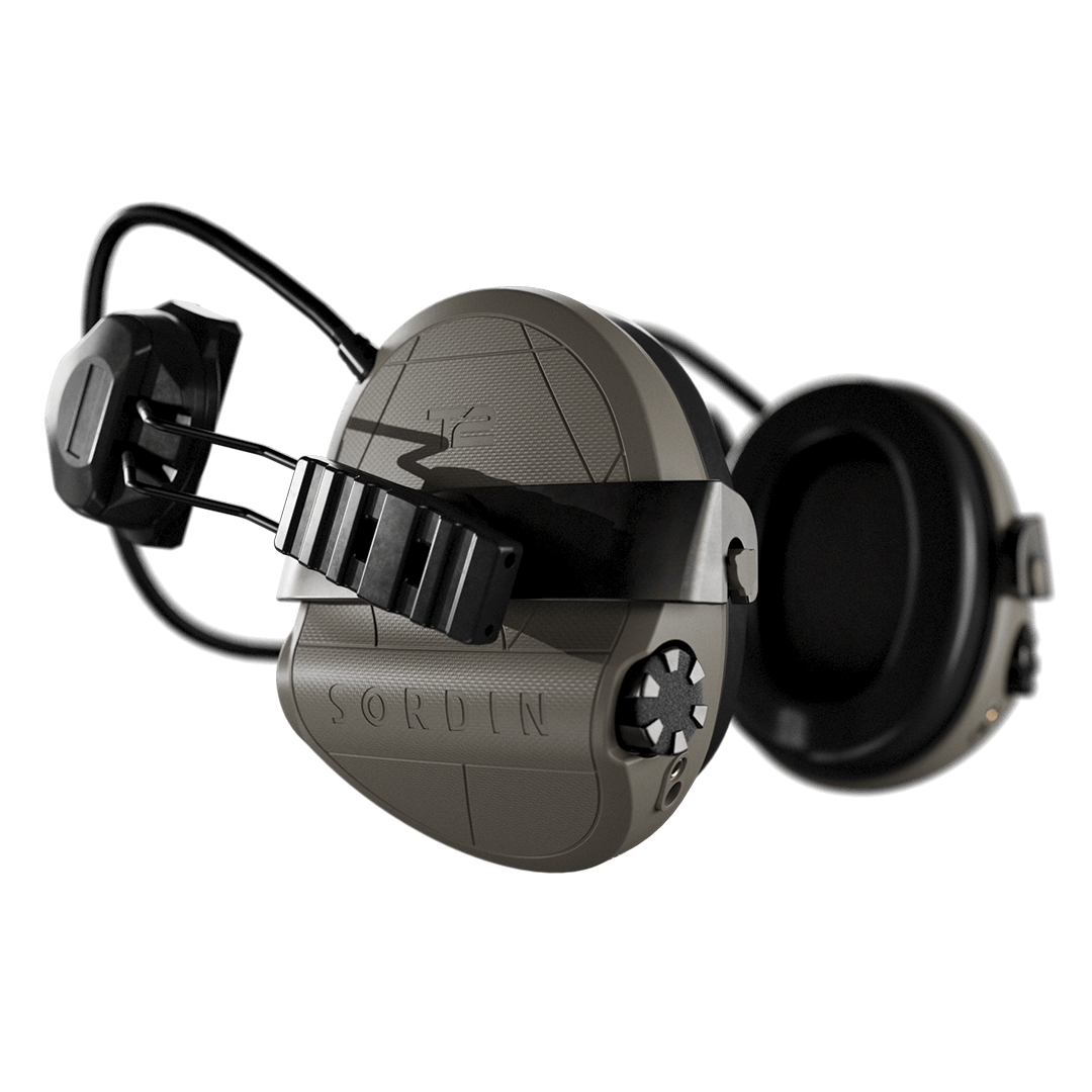 Sordin Supreme T2 Tan RARC ķivere ar Memory Foam 303005-31P)