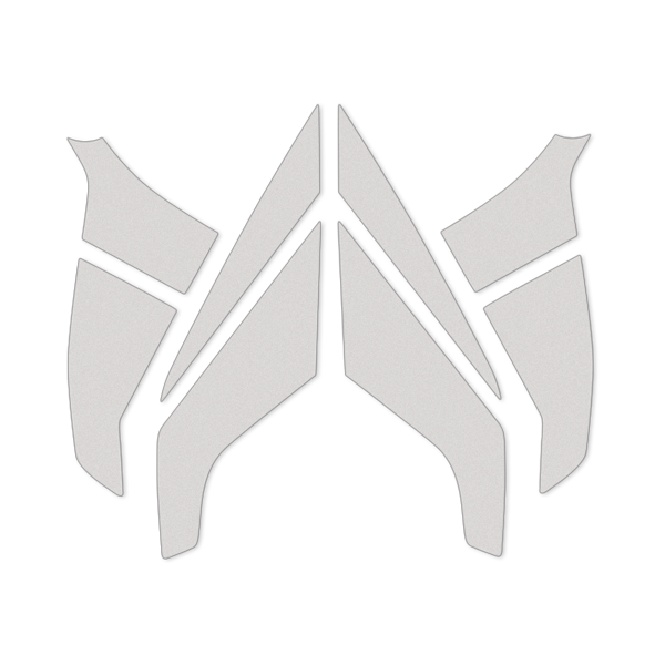 Ķiveres apdares detaļas Heros Titan, sudraba krāsā