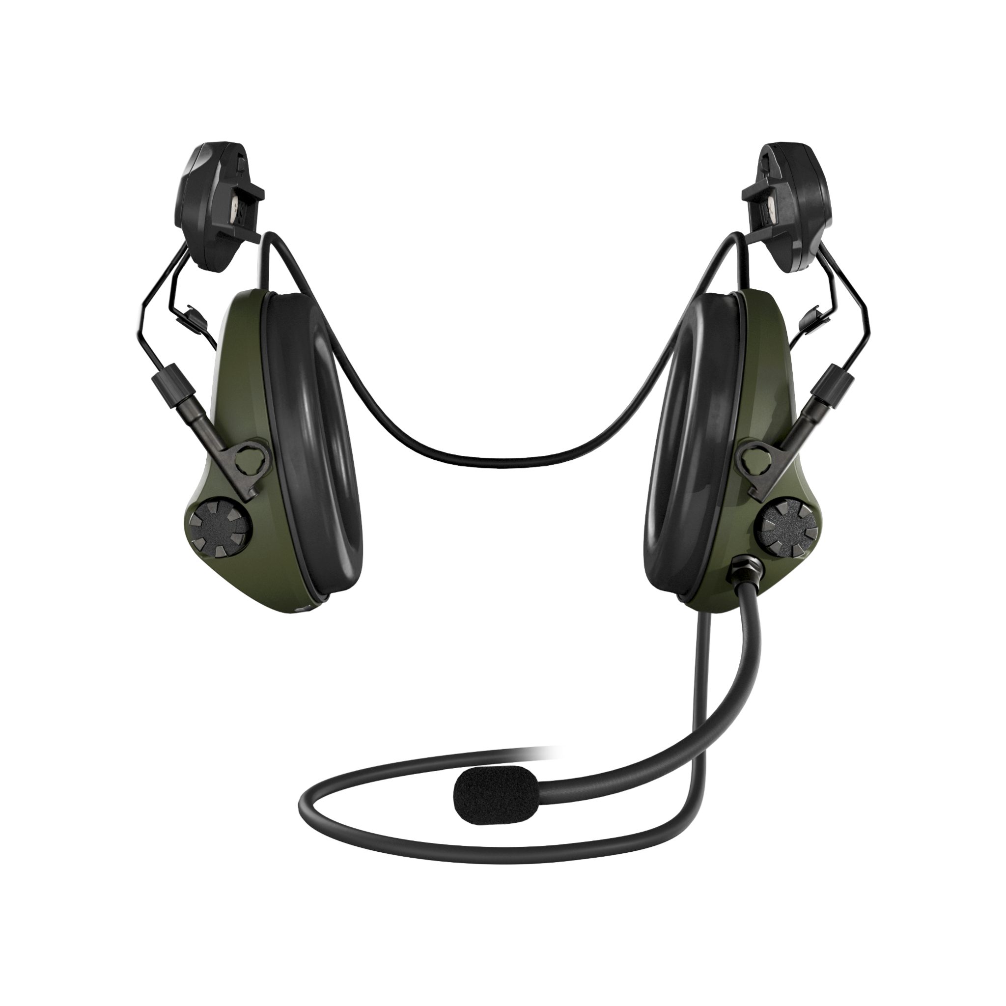 Sordin Supreme T2 CC zaļā ARC ķivere ar Memory Foam 304006-30P)