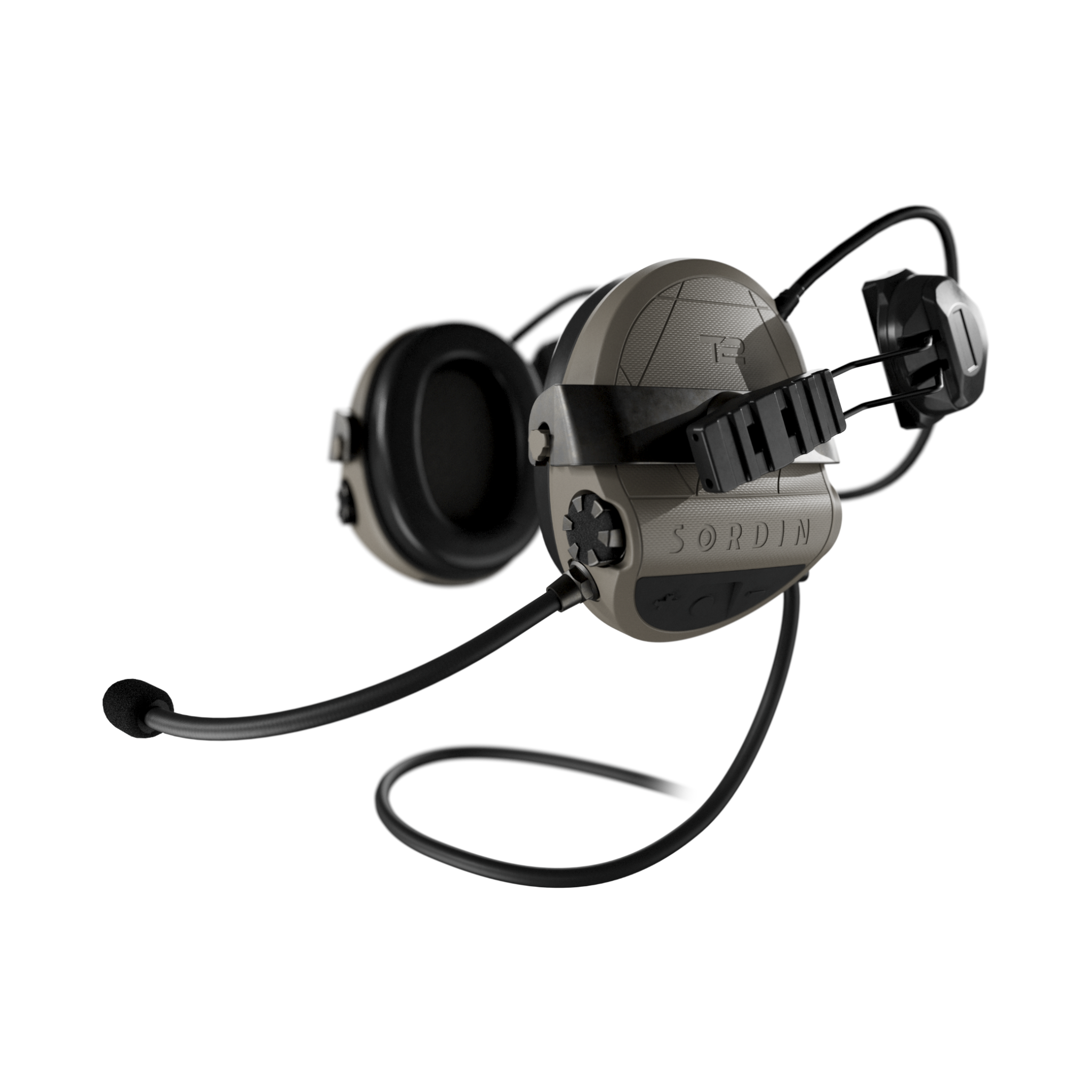 Sordin Supreme T2 CC Tan RARC ķivere ar Memory Foam 304005-31P)