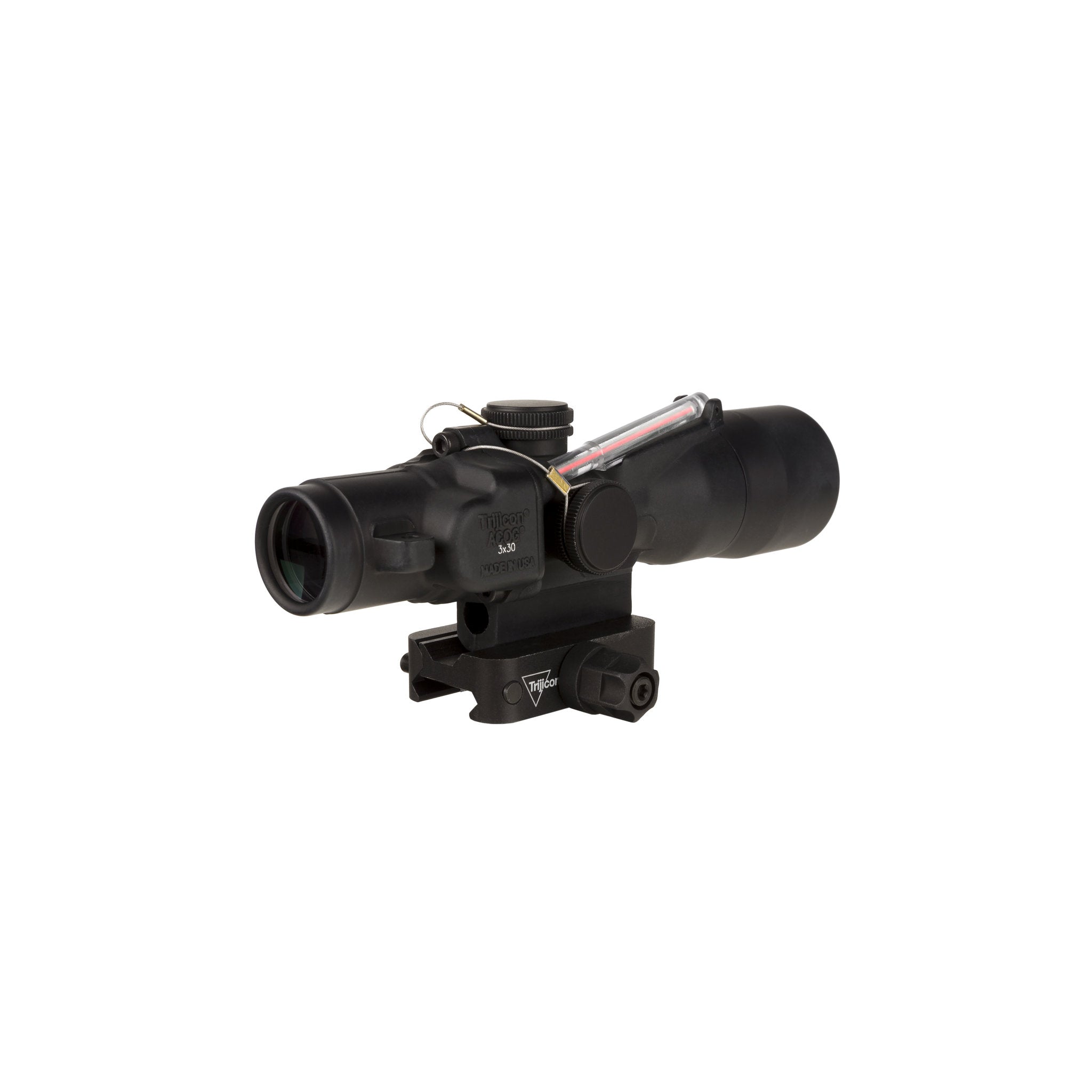Trijicon 3x30 Compact ACOG® tēmēklis, divkārša apgaismojuma. Sarkans HS/punkts 7,62x39/123gr. Tēmēklis ar Q-LOC stiprinājumu