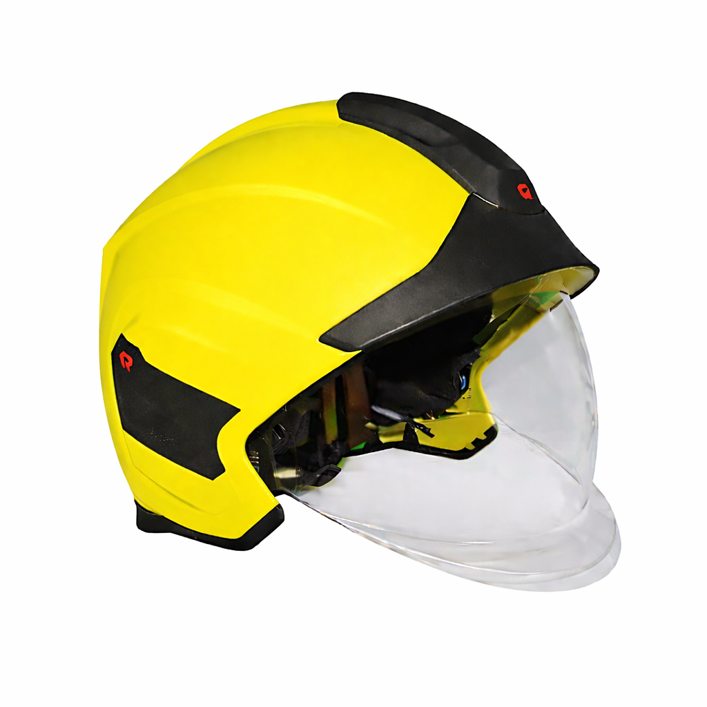 Ugunsdzēsības ķivere Heros Titan, dzeltena (157309-555), konfigurēt