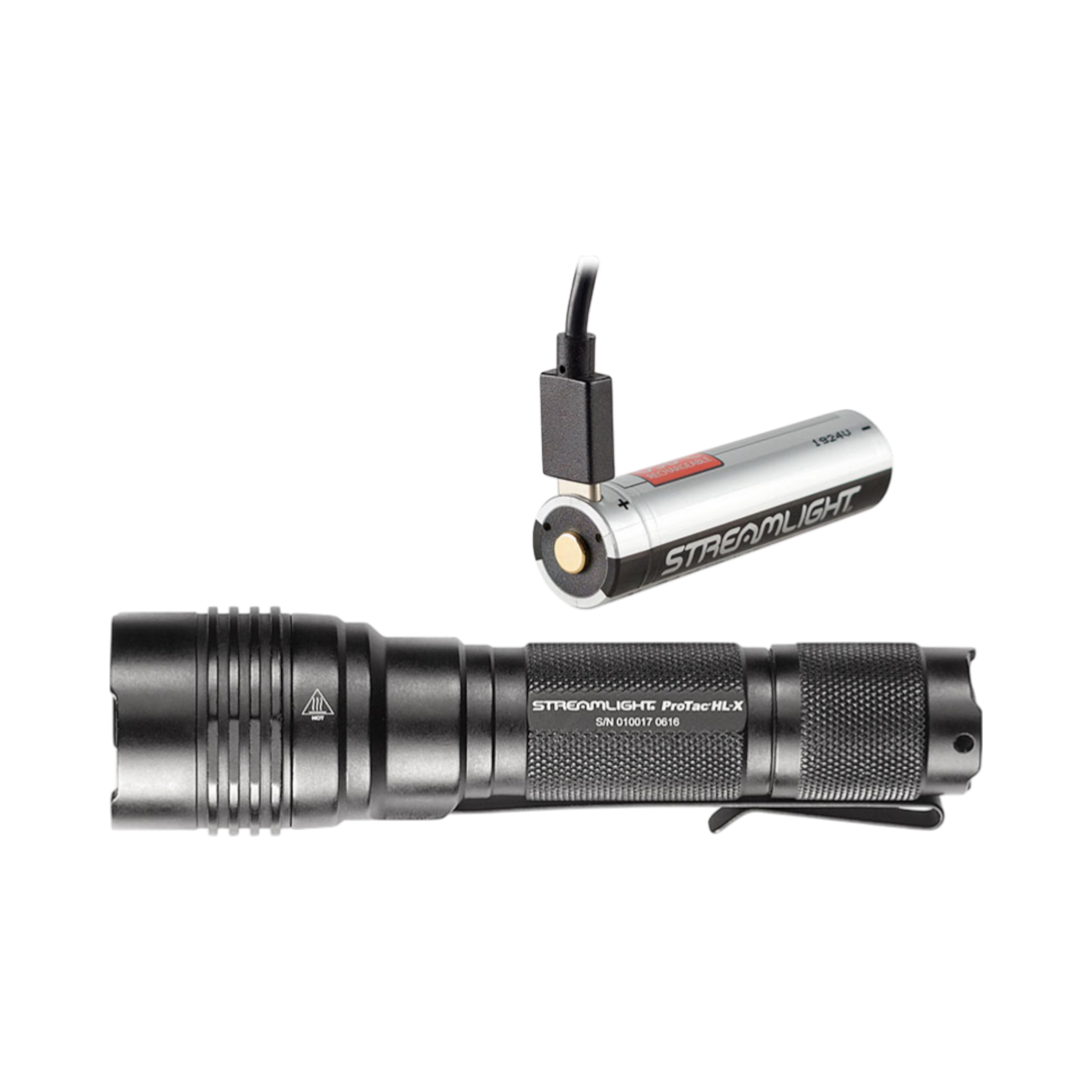 Streamlight HL-X USB – komplektā ar SL-B26 akumulatoru, USB vadu un makstīti (TAA) (95314)