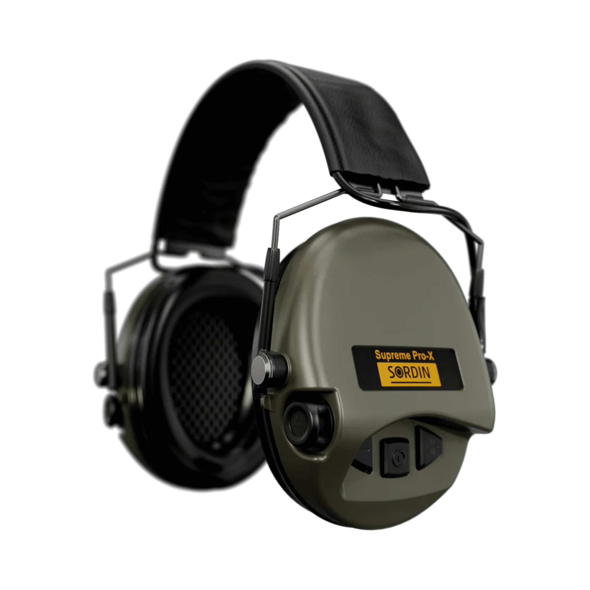 Sordin Supreme Pro-X Slim Headband Green PVC (74302-X/L-S)