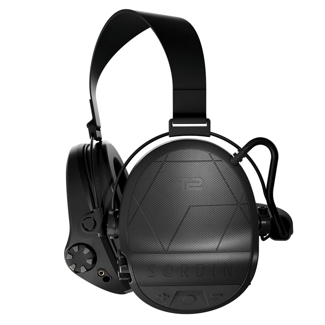 Sordin Supreme T2 Black Neckband Memory Foam 303004-20P)