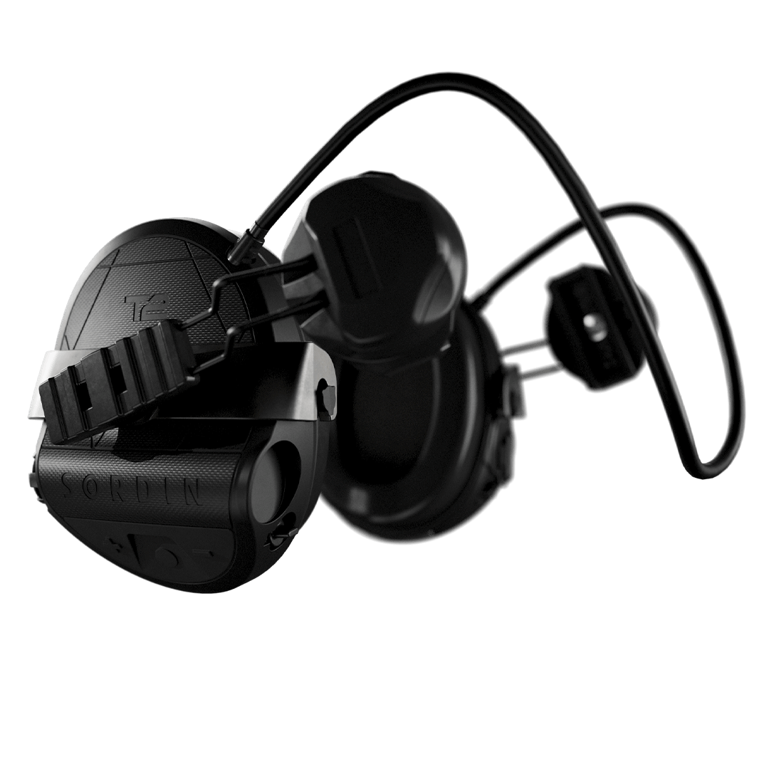 Kask Sordin Supreme T2 Black RARC Memory Foam 303004-31P)