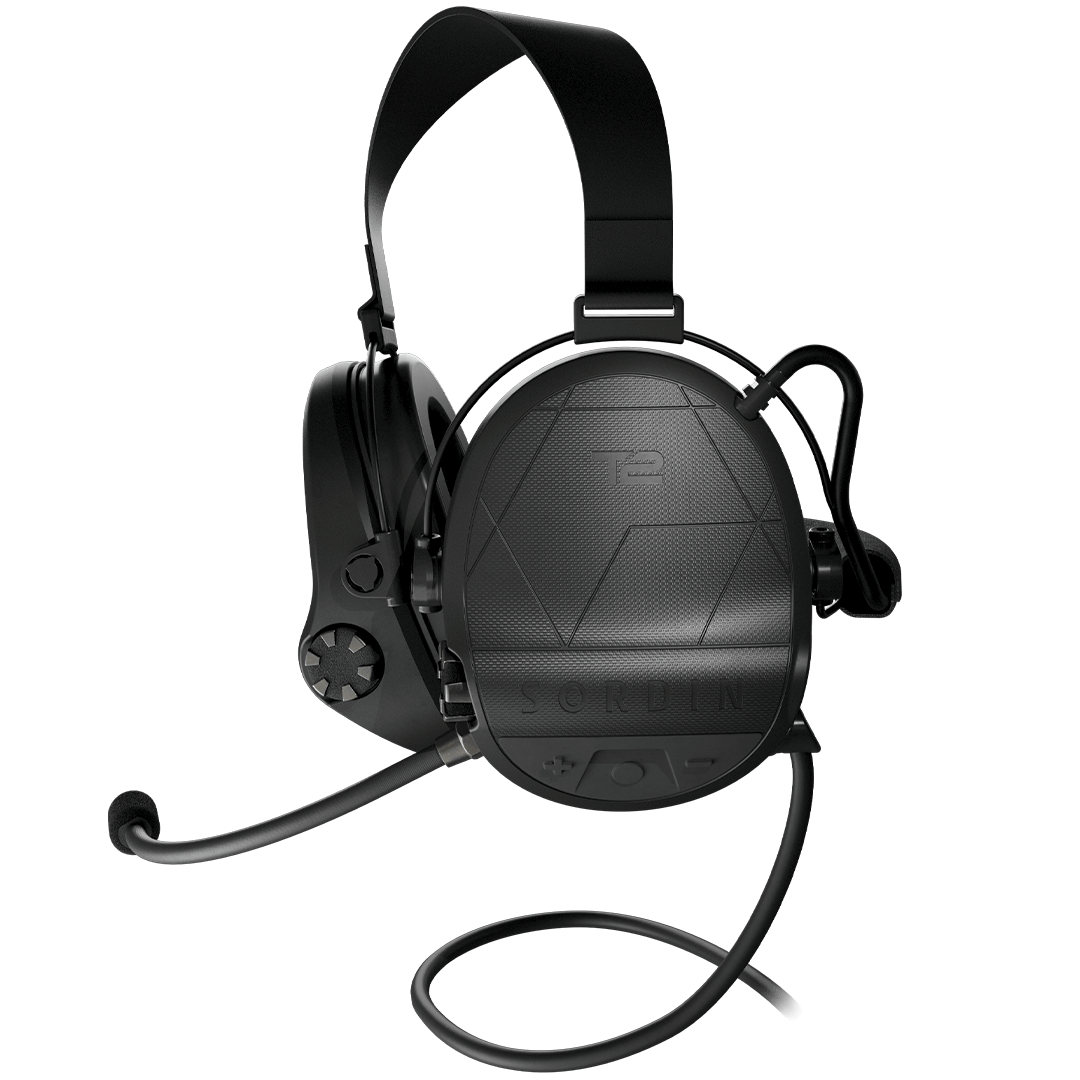 Sordin Supreme T2 CC Czarna opaska na szyję Memory Foam 304004-20P)