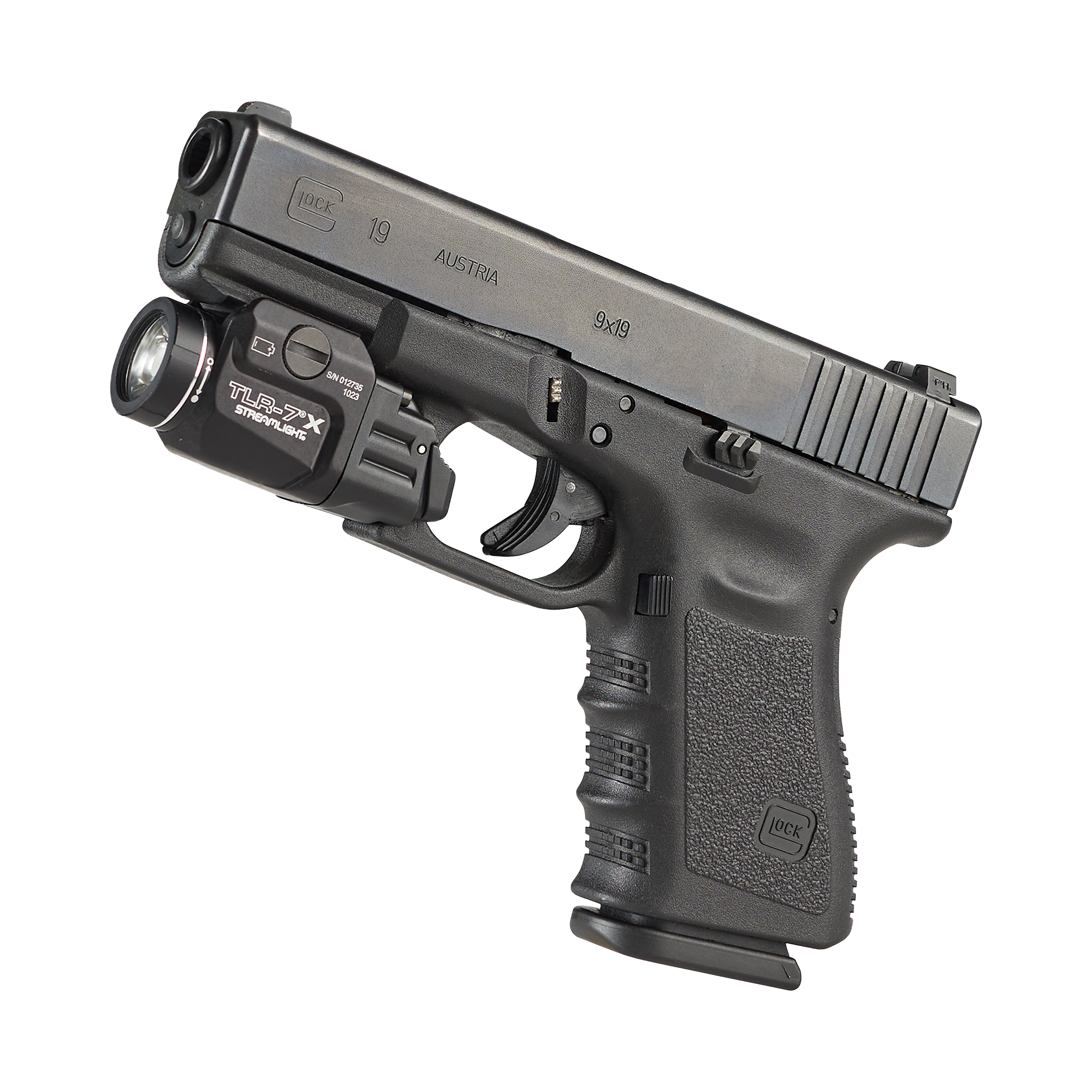 Streamlight wraz z przełącznikiem niskiego/wysokiego poziomu, baterią CR123A, zestawem kluczy – czarny (69424)