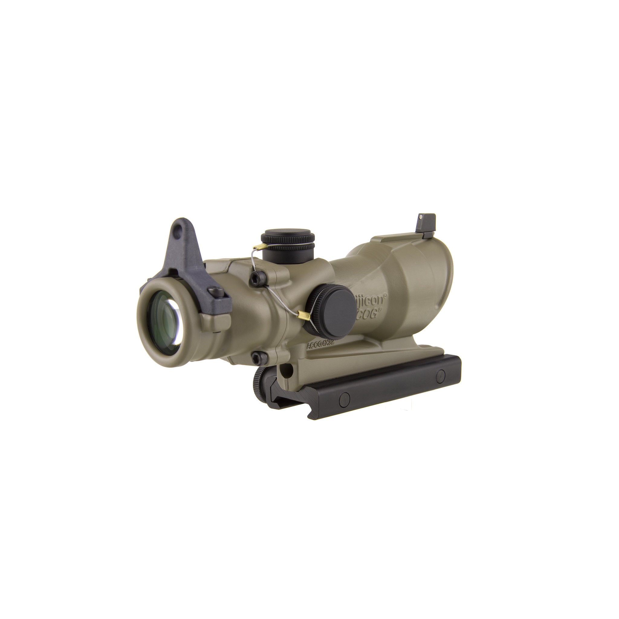 Luneta celownicza Trijicon ACOG® 4x32 z trytem, bursztynowa siatka celownicza .223 BDC + BUIS, CK FDE