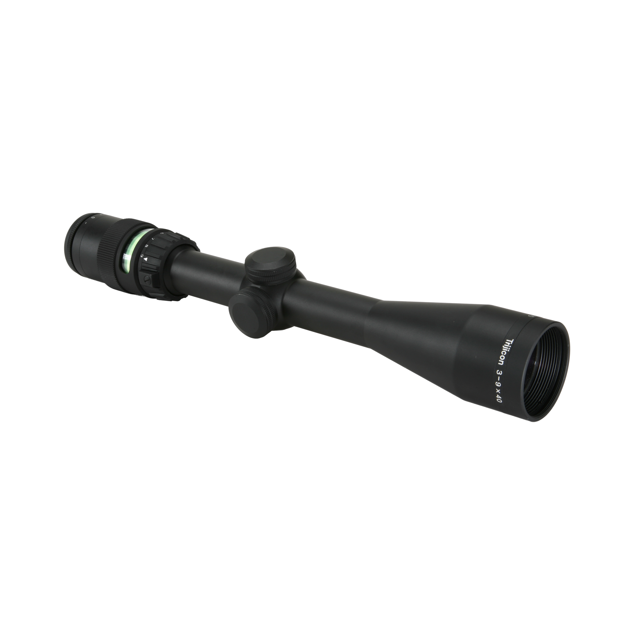 AccuPoint® 3-9x40 optiskais tēmēklis ar MIL-Dot tēmēkļa krustu un zaļu punktu, 1 collas caurule