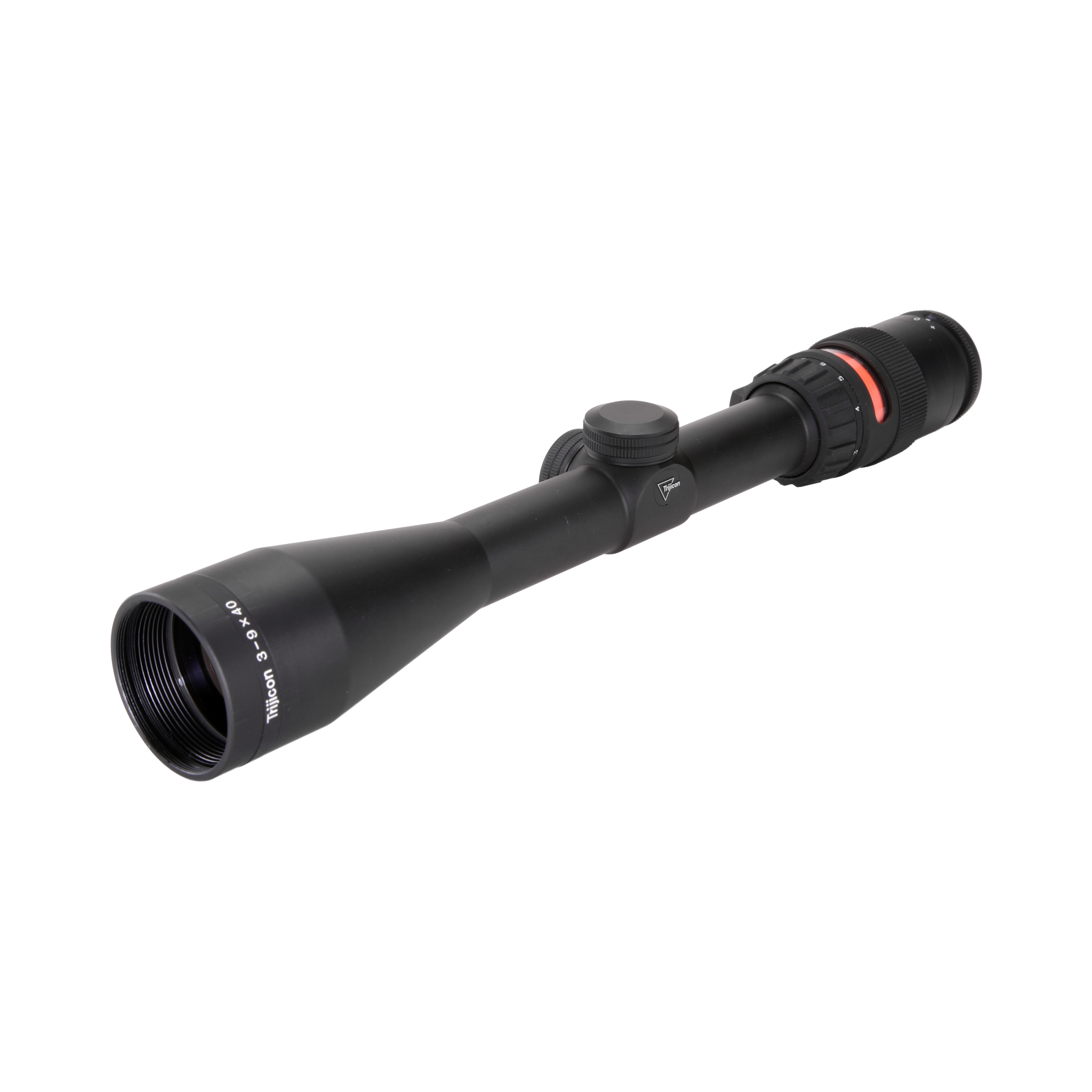 AccuPoint® 3–9x40 optiskais tēmēklis ar BAC, sarkanu trīsstūra tēmējlīniju, 1 collas caurule