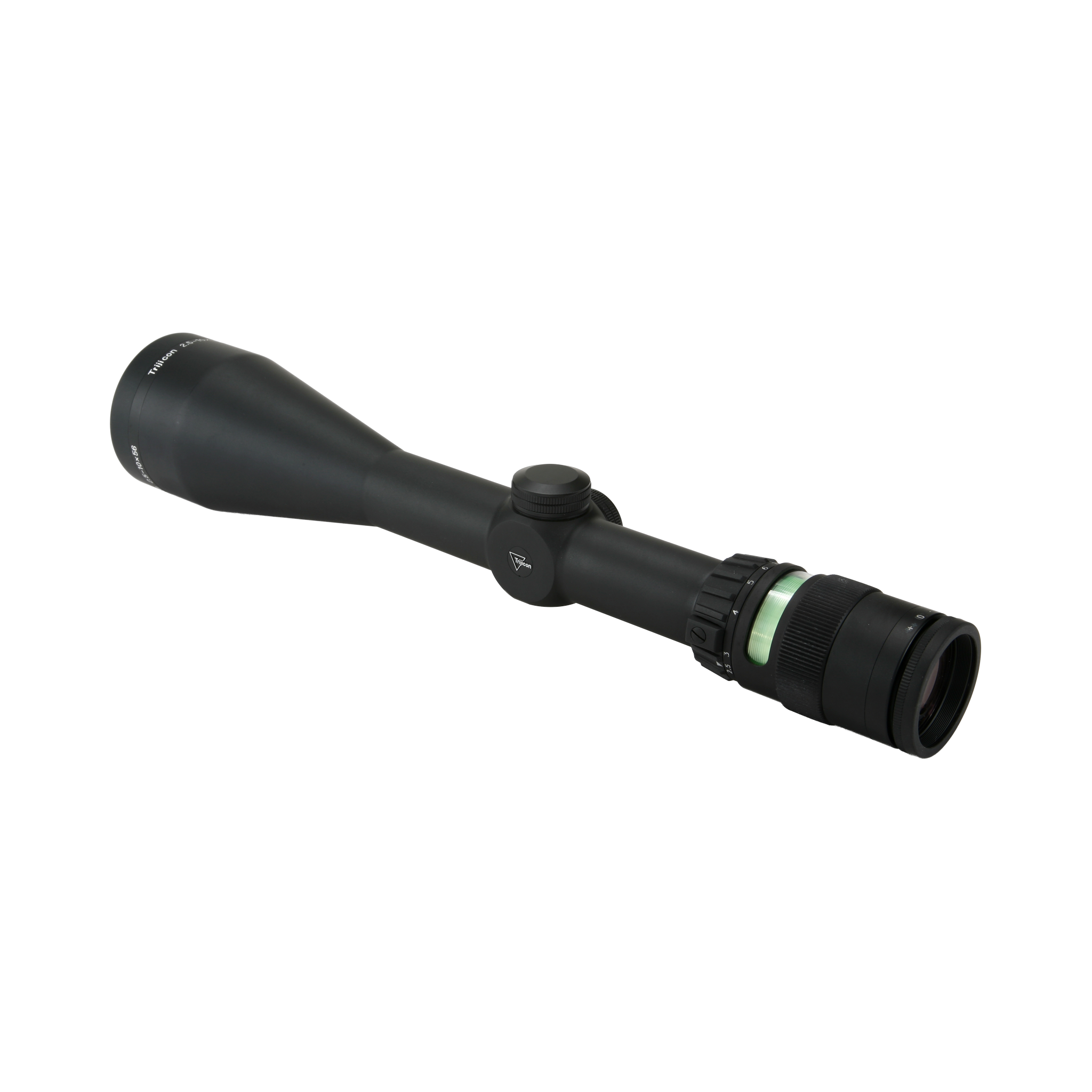 AccuPoint® 2,5–10x56 optiskais tēmēklis ar BAC, zaļo trīsstūra tēmējlīniju, 30 mm, matēti melns, ar aizsargvāciņu