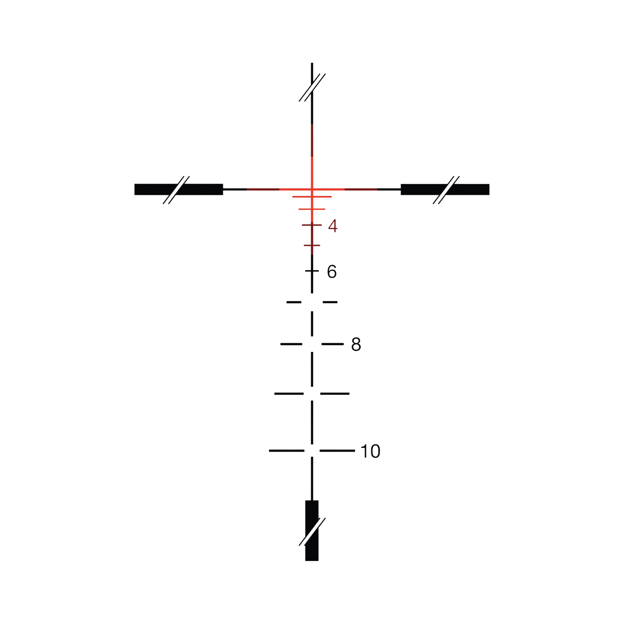 Trijicon ACOG® 4x32 ECOS, D.I. Red Crosshair 5.56 Reticle, BUIS, QR & 3.25 MOA Red RMR Type 2, FDE