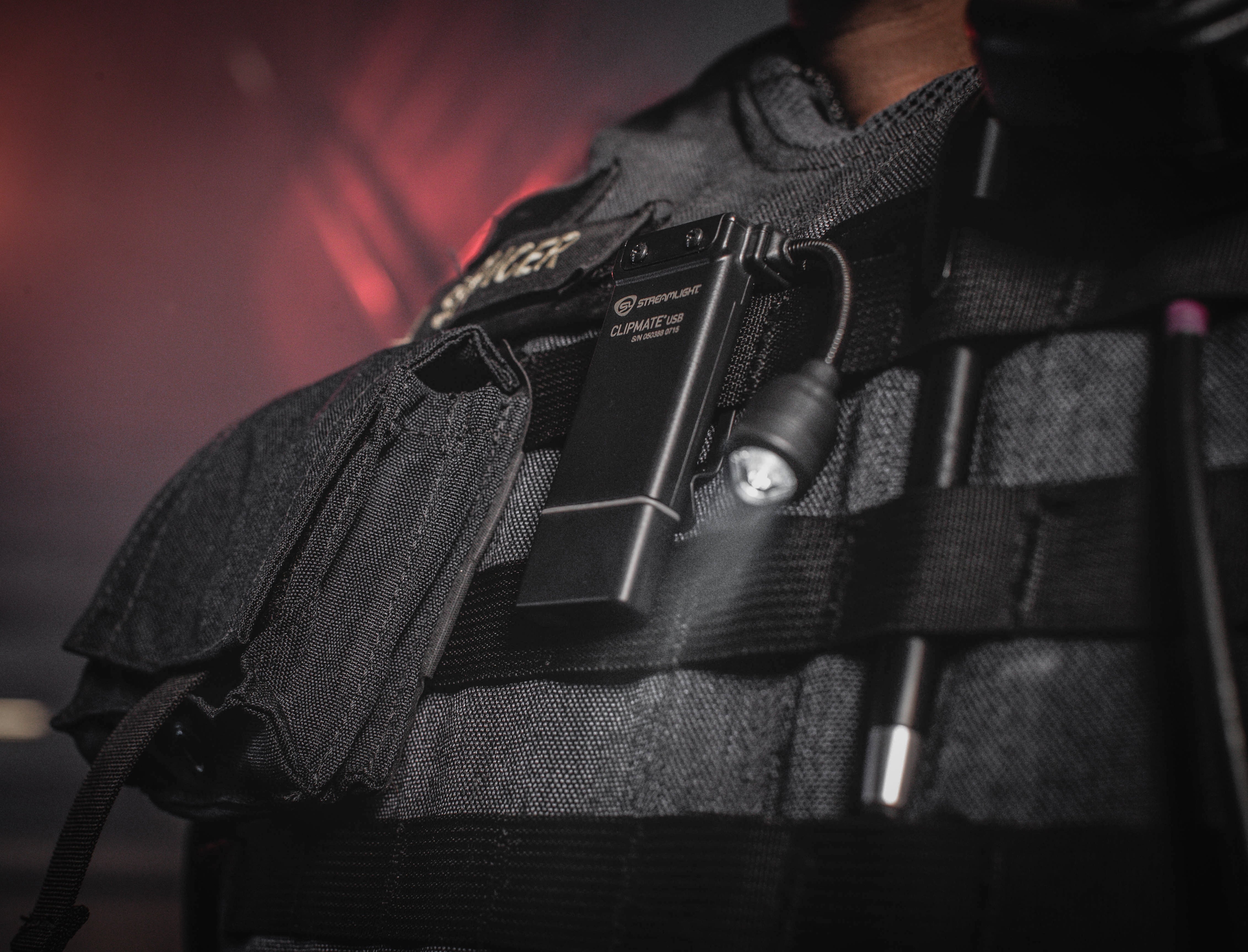 Streamlight ClipMate USB - Light only - Black with White and Red LEDs (61125)