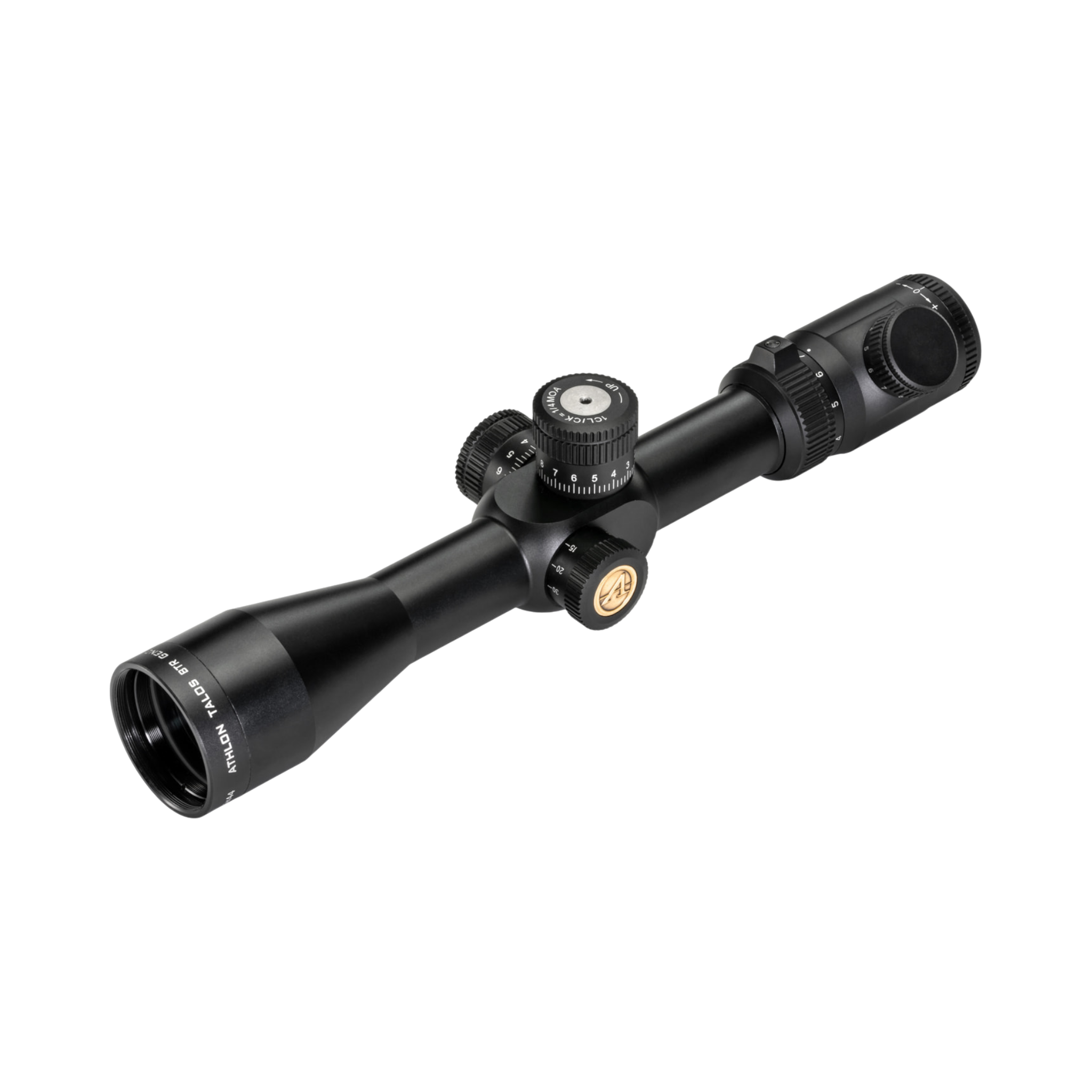 Athlon Talos BTR 4-14X44, GEN2 Direct Dial,Side Focus 30mm Tube FFP, APLR10 FFP IR-MOA