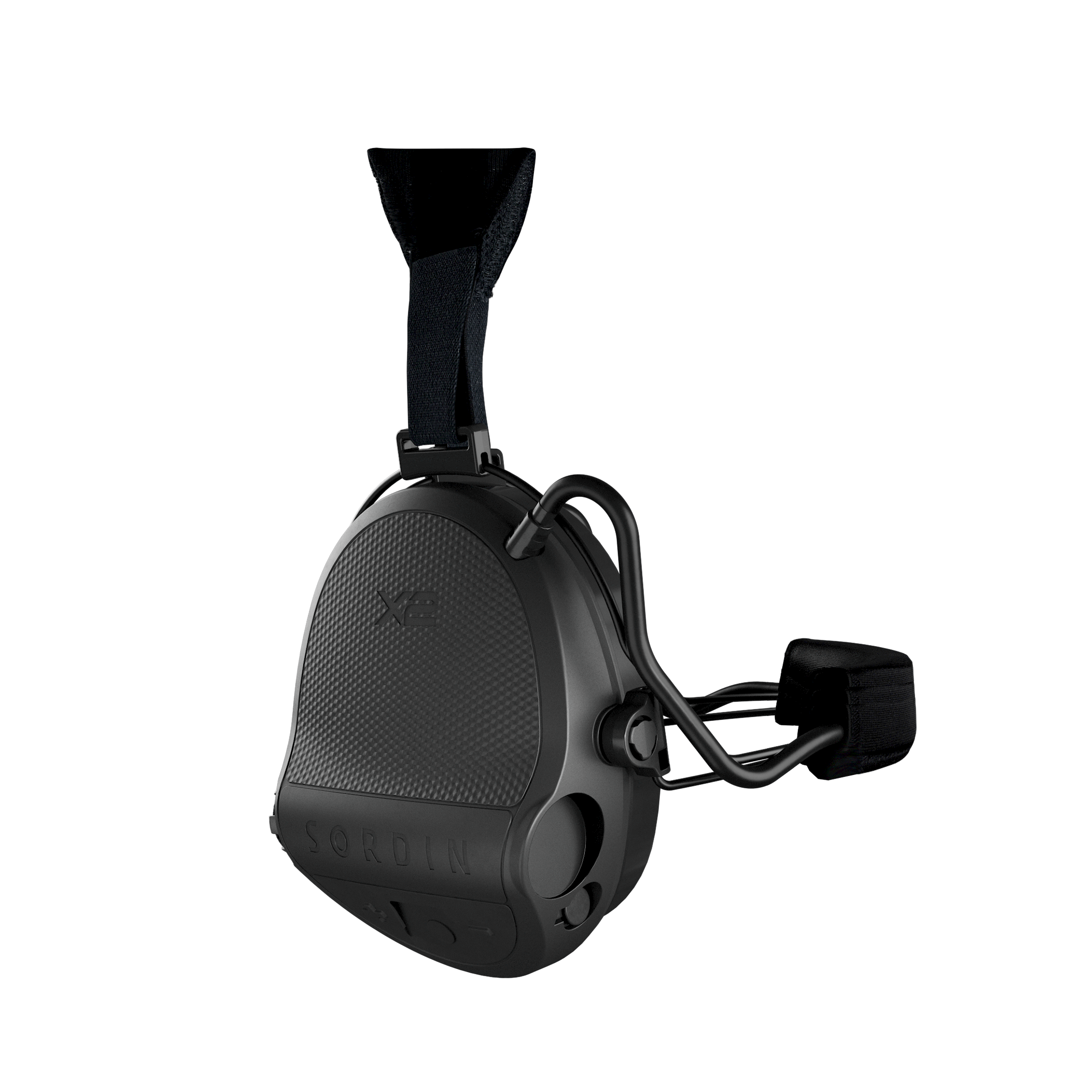 Sordin X2 kaklo juosta su gelio įklotu, juoda