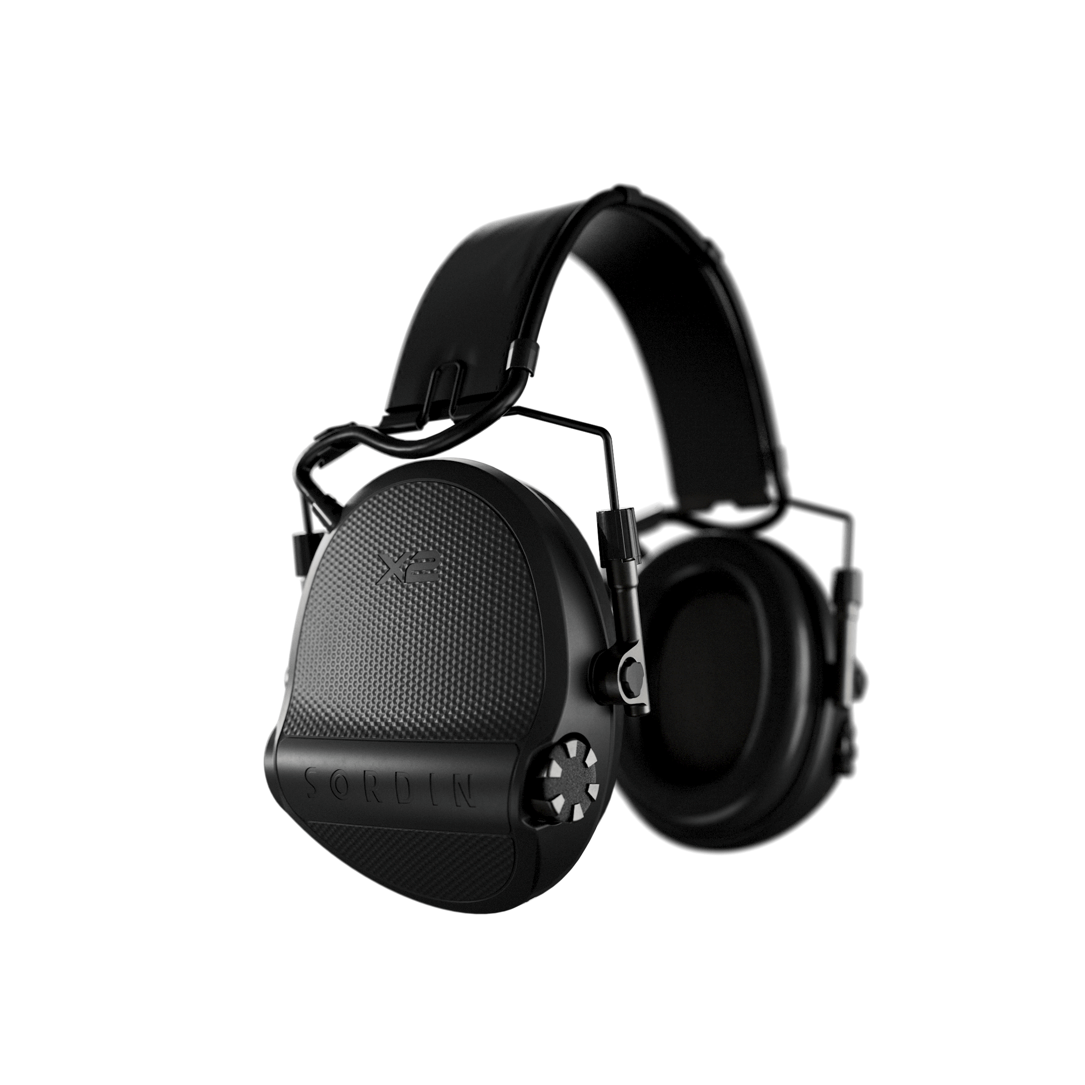 Sordin X2 Headband Leather Memory Foam, Black