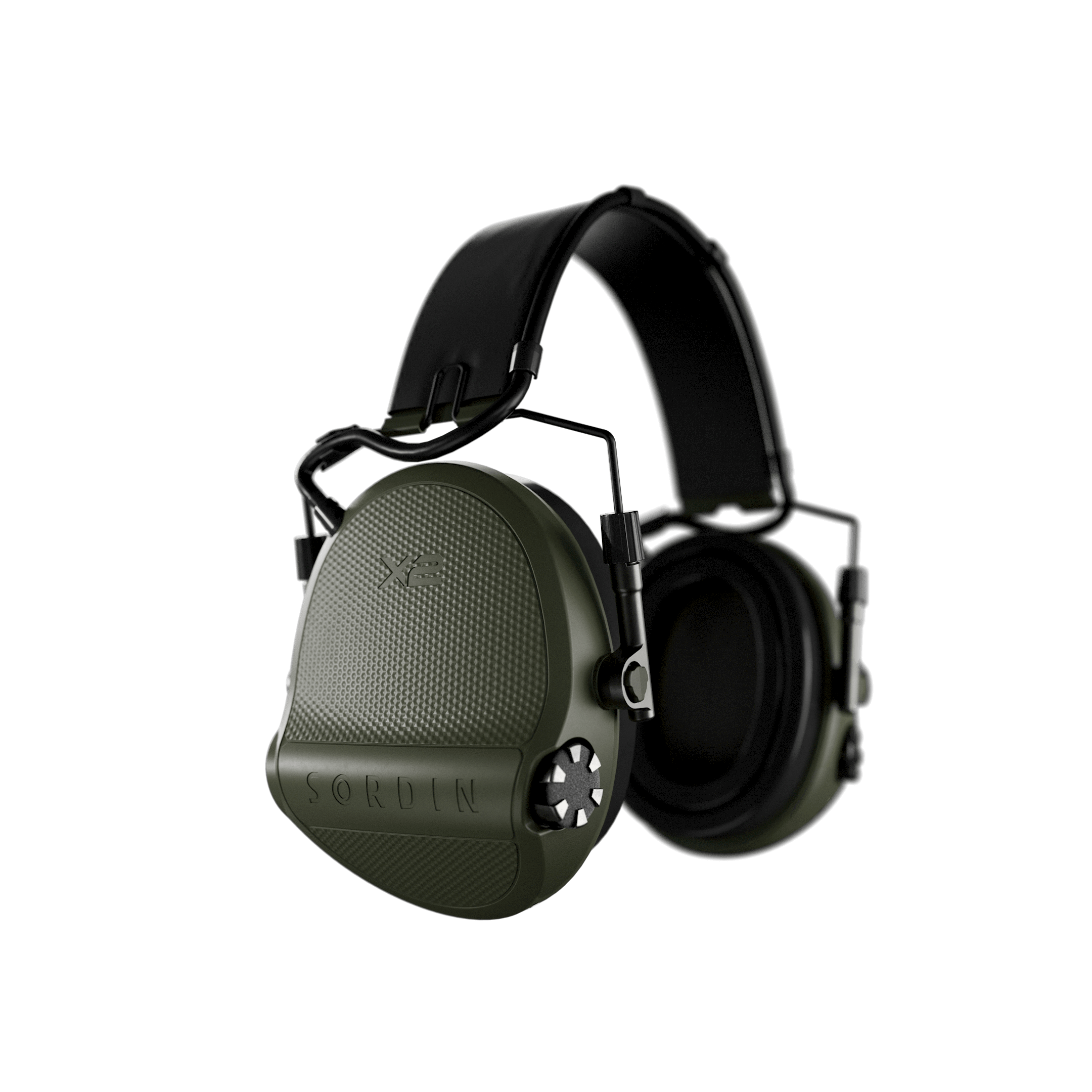 Sordin X2 Headband Leather Gel, Green