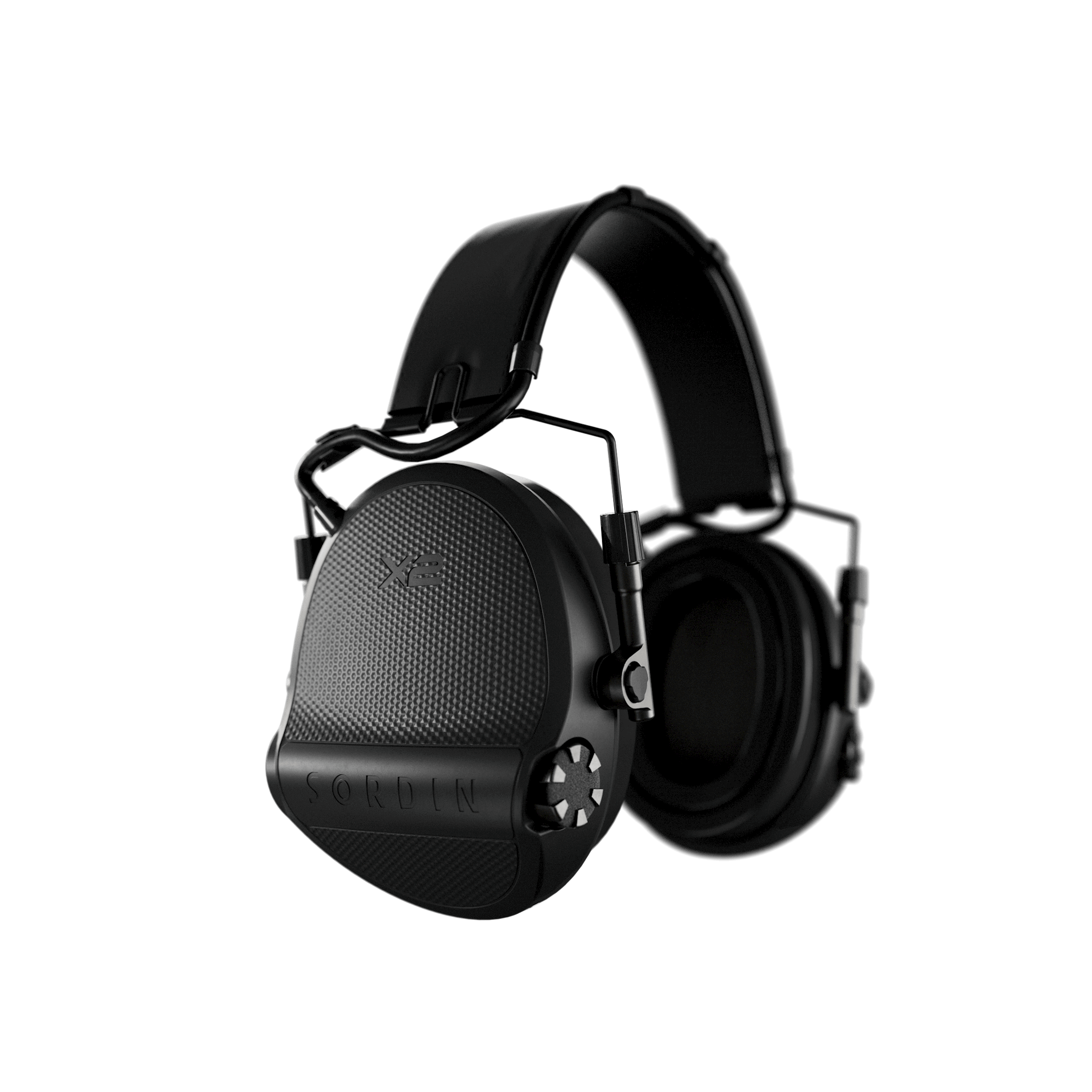 Sordin X2 Headband Leather Gel, Black