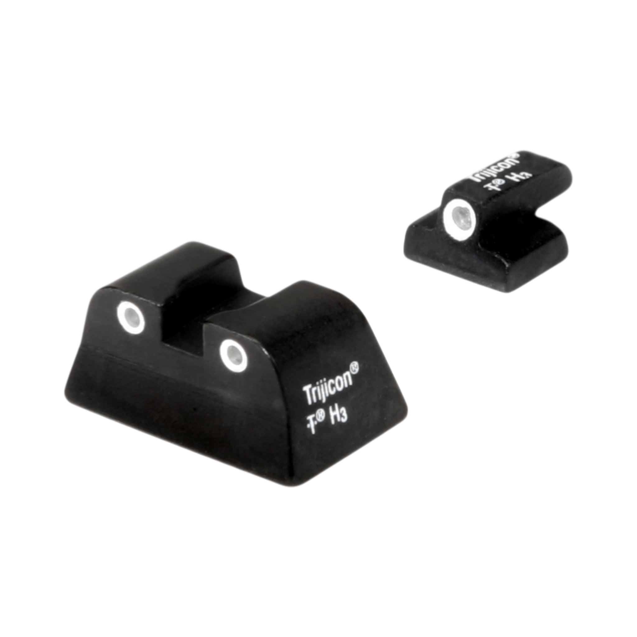 „Trijicon Bright & Tough™“ naktinio matymo taikiklių rinkinys – fiksuotas galinis taikiklis – skirtas S&W 9 mm