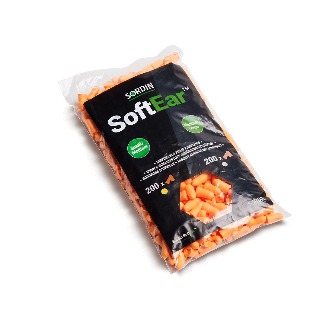 Sordin SoftEar Disposable Refil Orange (S/M) 200p (27154-07-S)