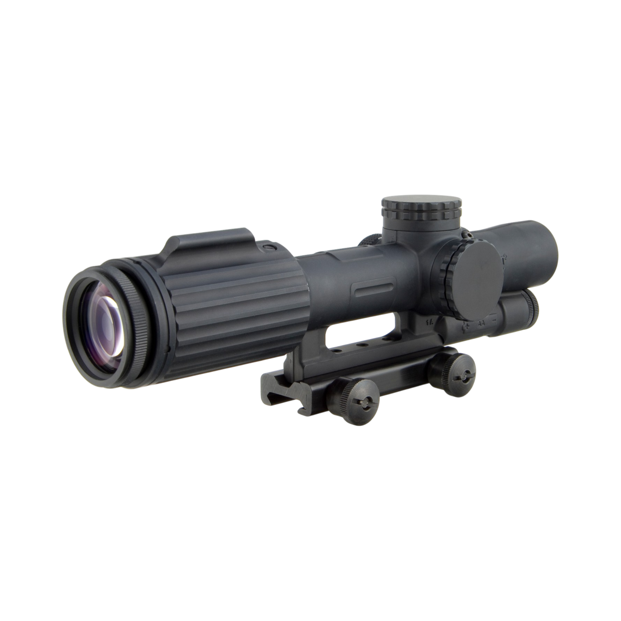 VCOG® 1-6x24 Riflescope Red Seg. Circle / Crosshair .223 / 77 Grain Ballistic Reticle w/ TA51 Mount