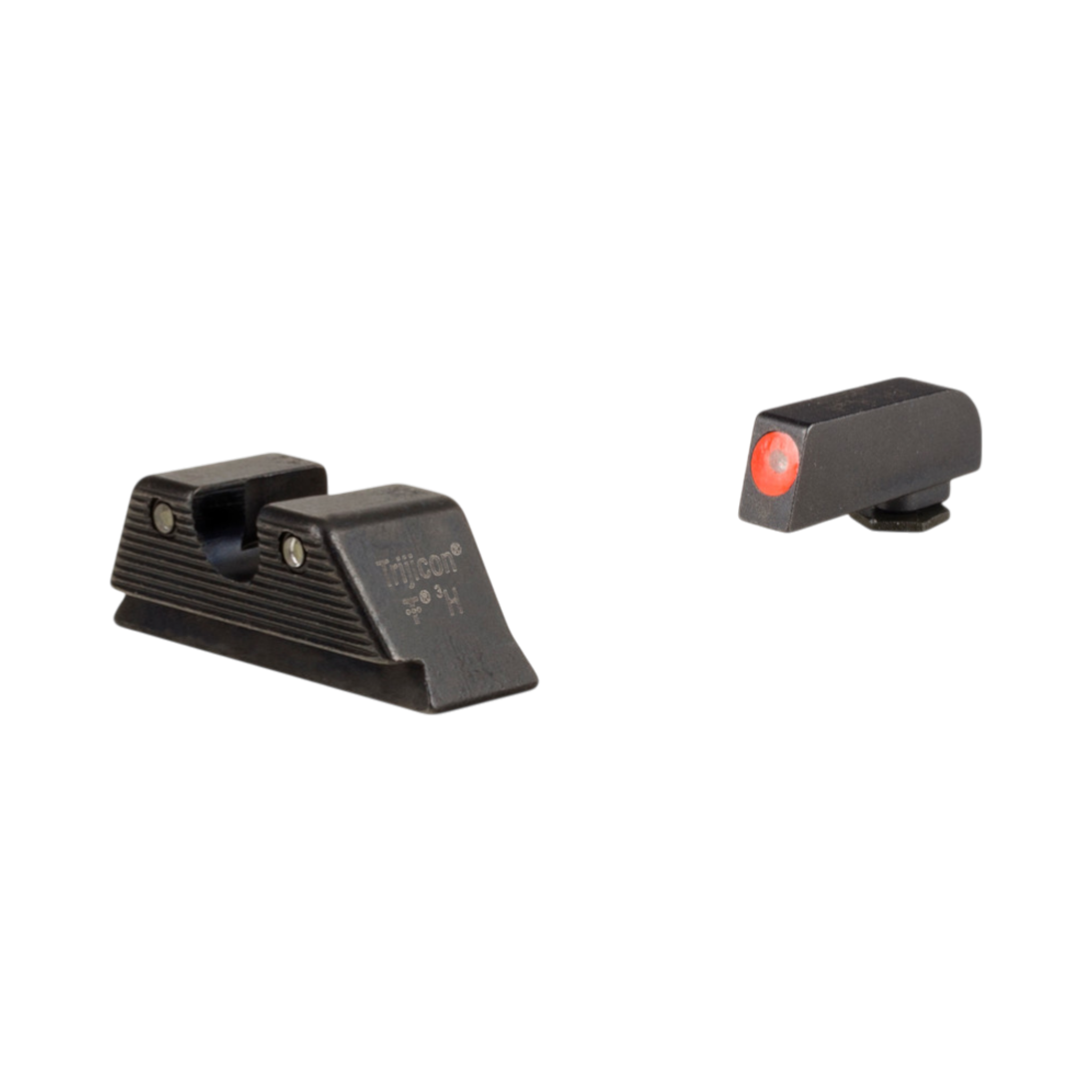 Trijicon HD™ Night Sight Set MOS Fit Rear— Orange Front Outline for Glock® Std Frame (17, 19, 22-39)