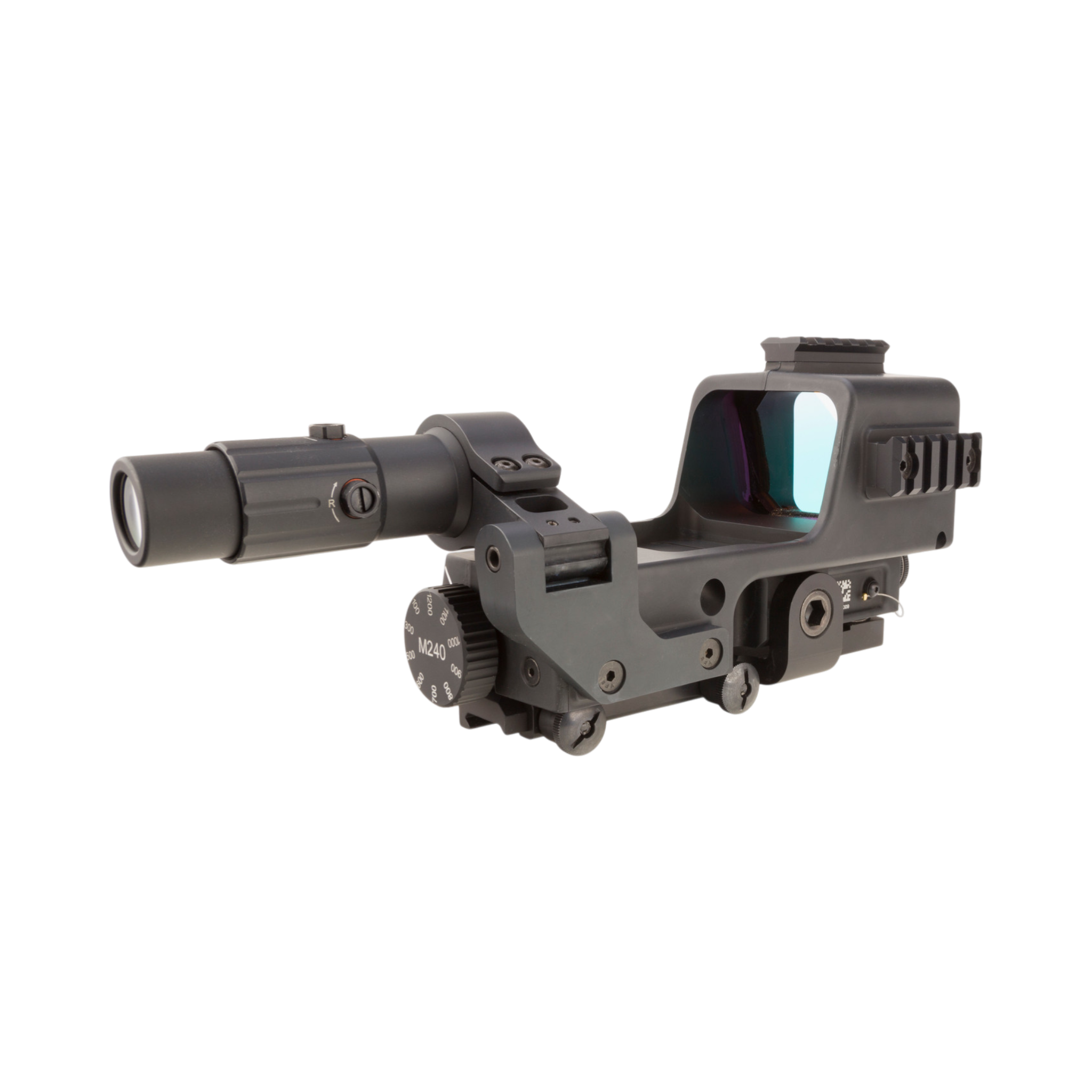 Trijicon MGRS® with 3x24 Magnifier — Red 35 MOA Seg. Circle 3.0 MOA Dot; M2/M240