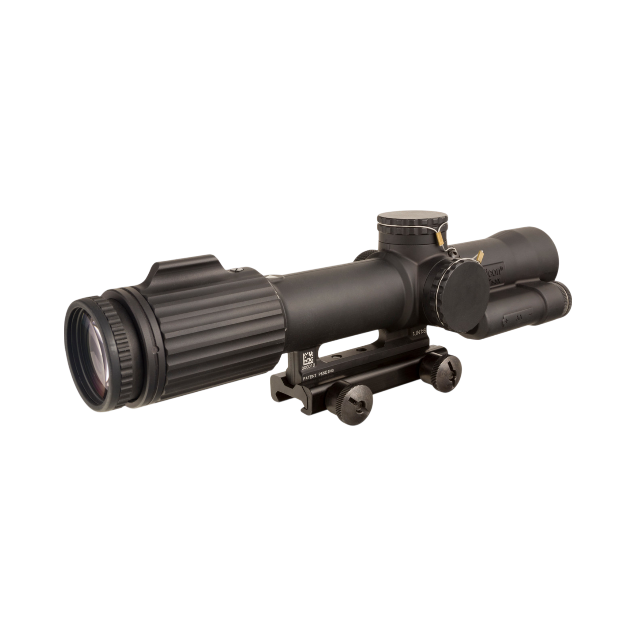 VCOG® 1-8x28 Riflescope, Red MRAD Crosshair Dot Reticle w/ Thumbscrew Mount
