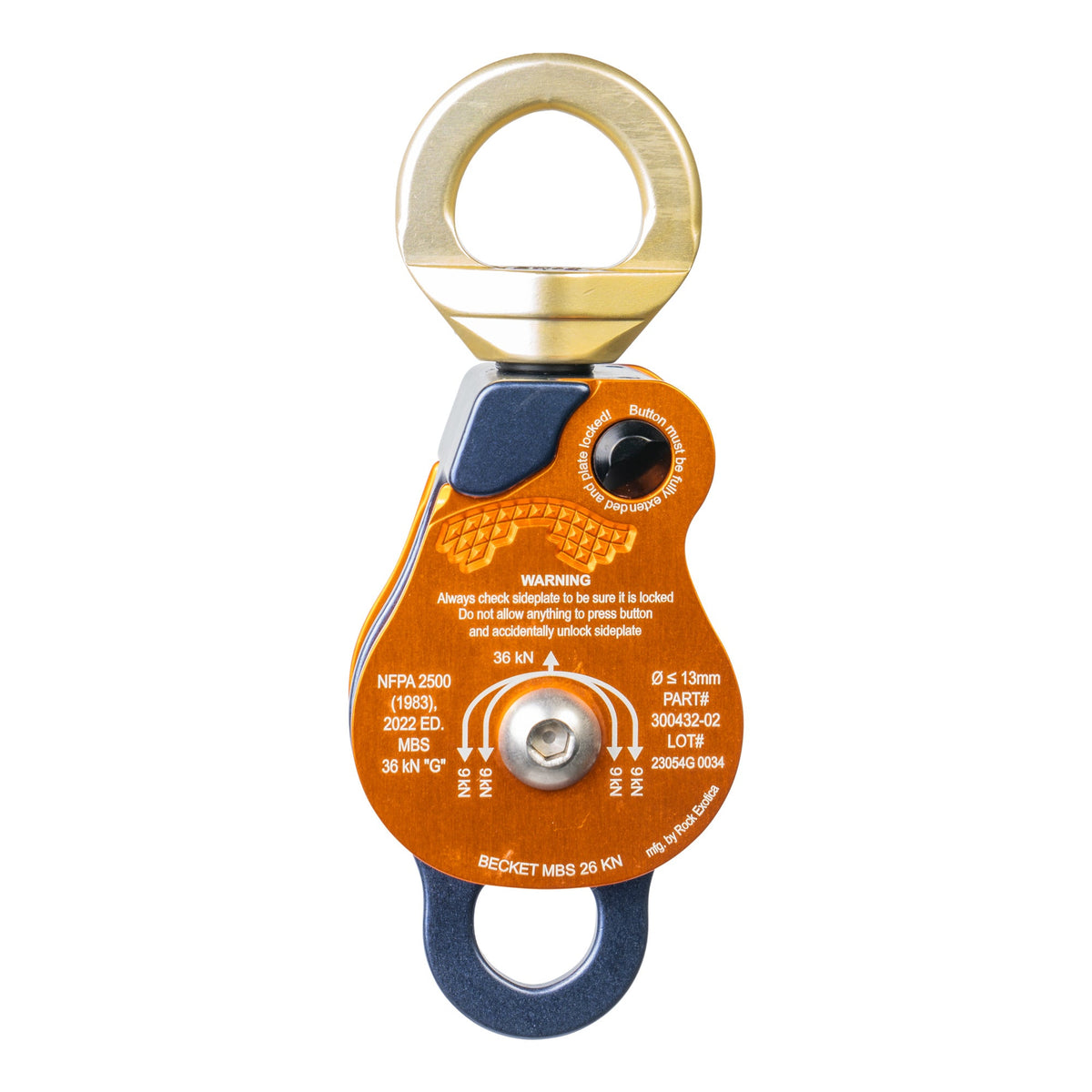 CMC Pulley, ProSwivel 1.5", Double