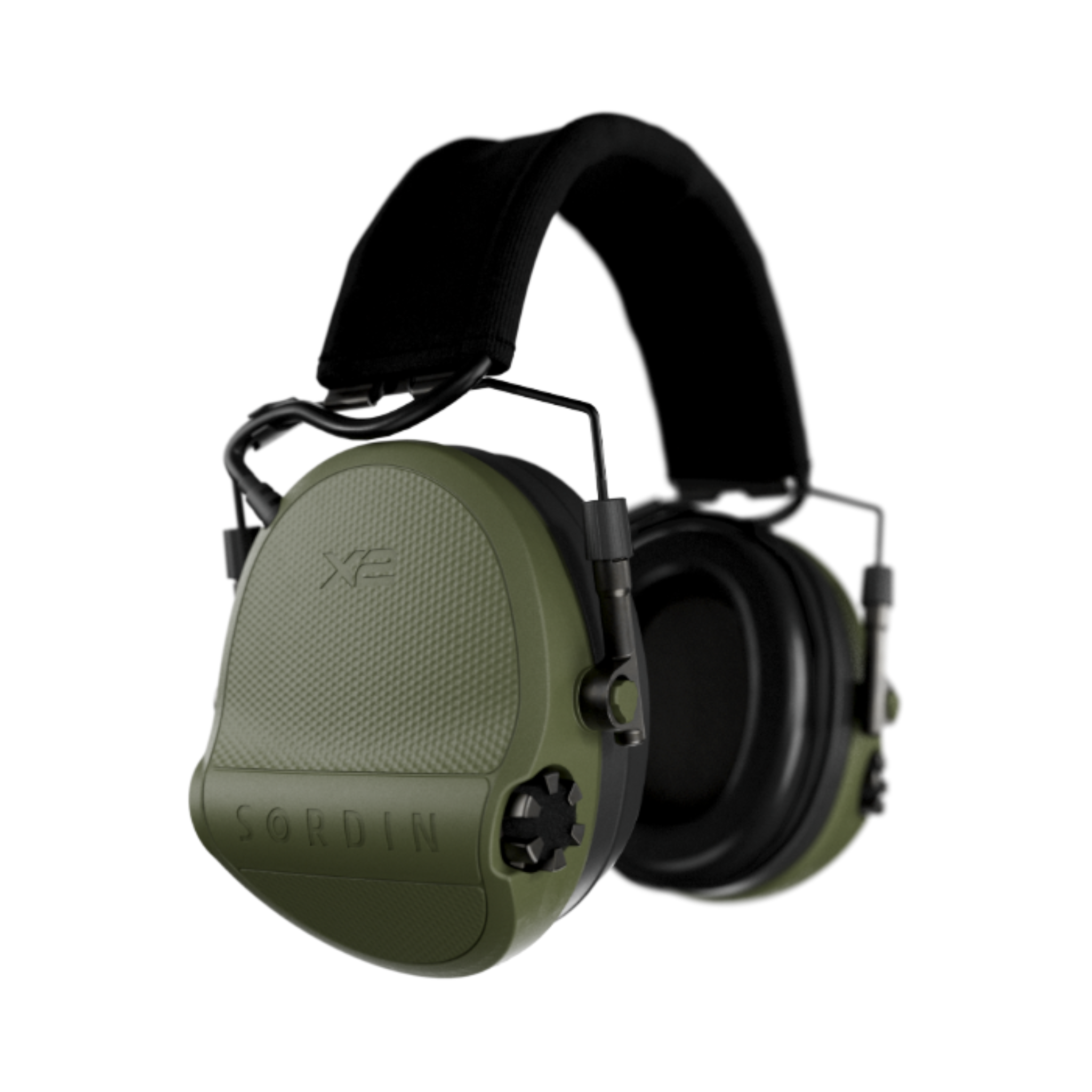 Sordin X2 SFA Headband textile Memoryfoam Green (301006-11HP)