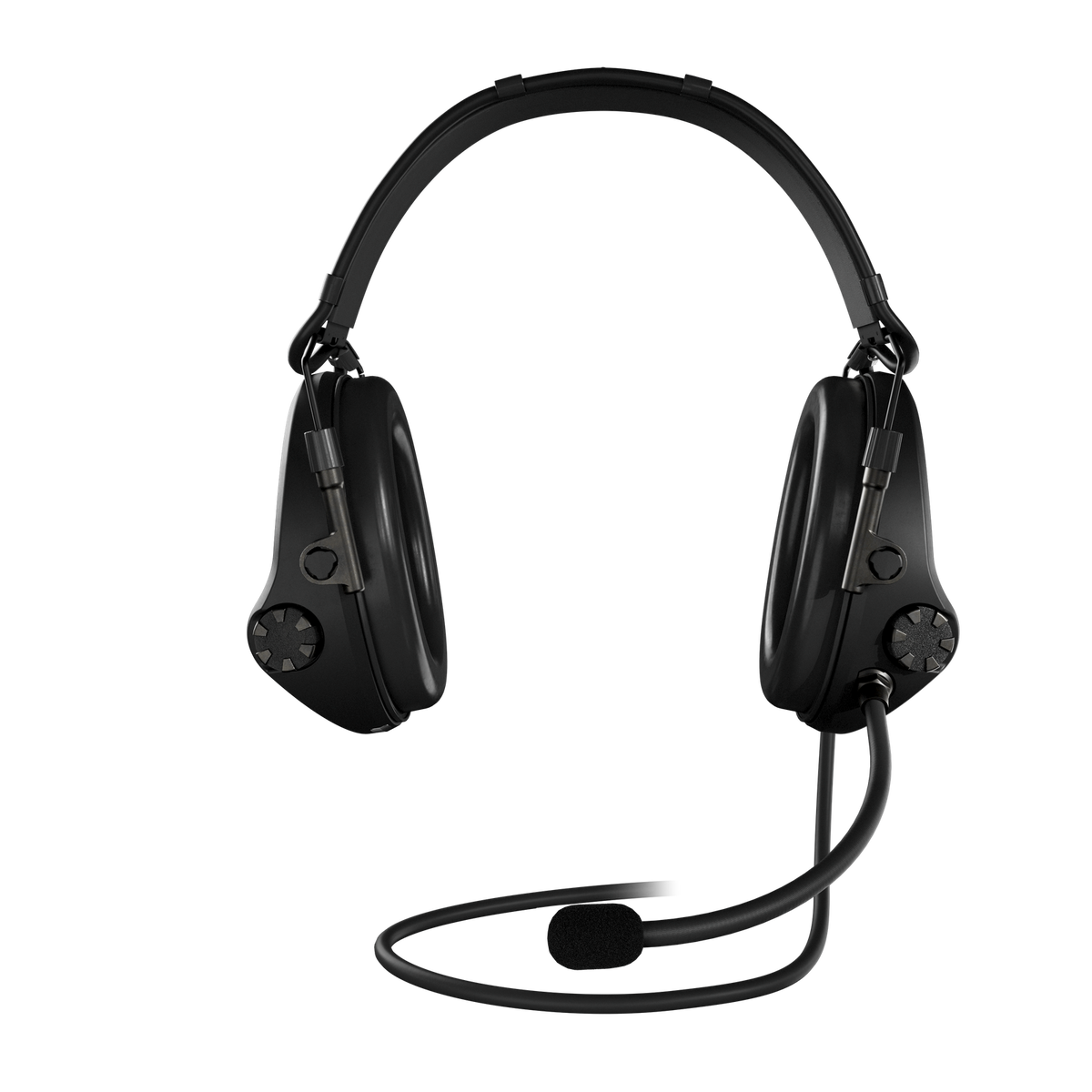 Sordin Supreme T2 CC Dual Black Headband Leather Memory Foam (304304-10P)