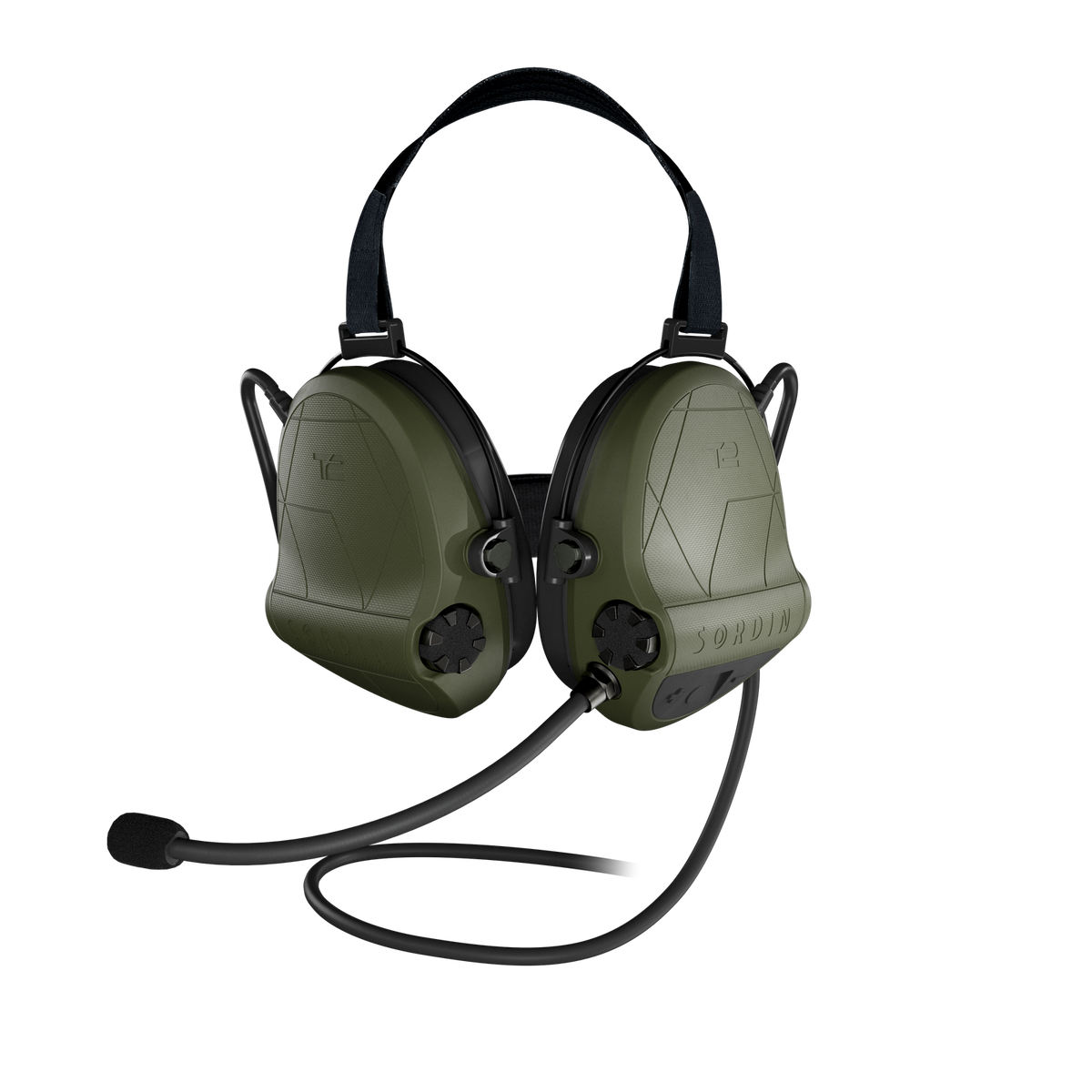 Sordin Supreme T2 CC Dual Green Neckband Memory Foam (304306-20P)