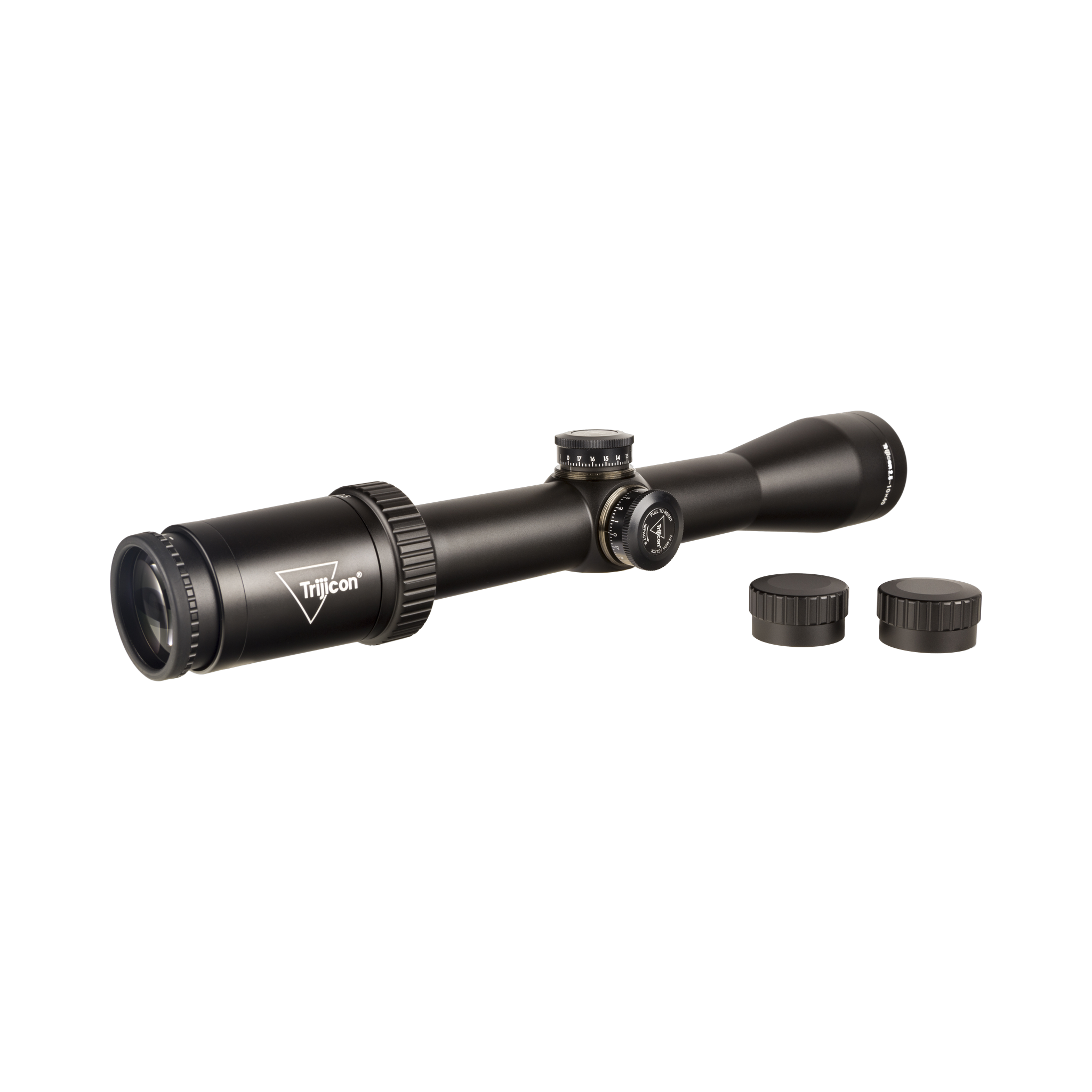 Huron® 2,5–10x40 optiskais tēmēklis BDC Hunter Holds, 30 mm, satīna melns, regulatori ar aizsargvāciņiem