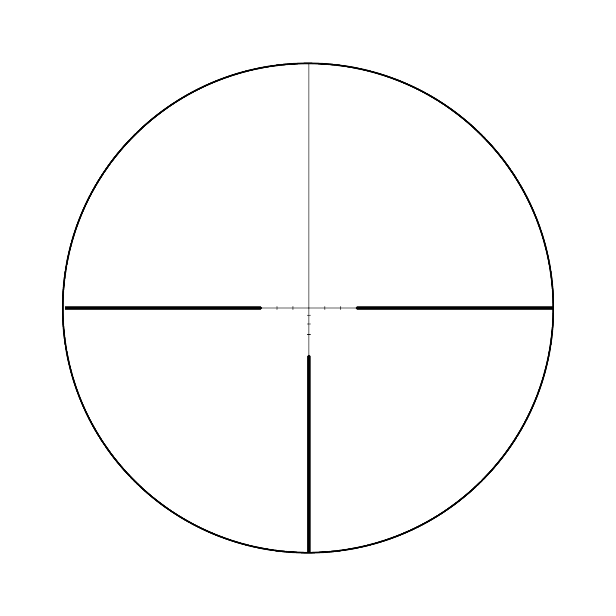 Huron® 2,5–10x40 optiskais tēmēklis BDC Hunter Holds, 30 mm, satīna melns, regulatori ar aizsargvāciņiem