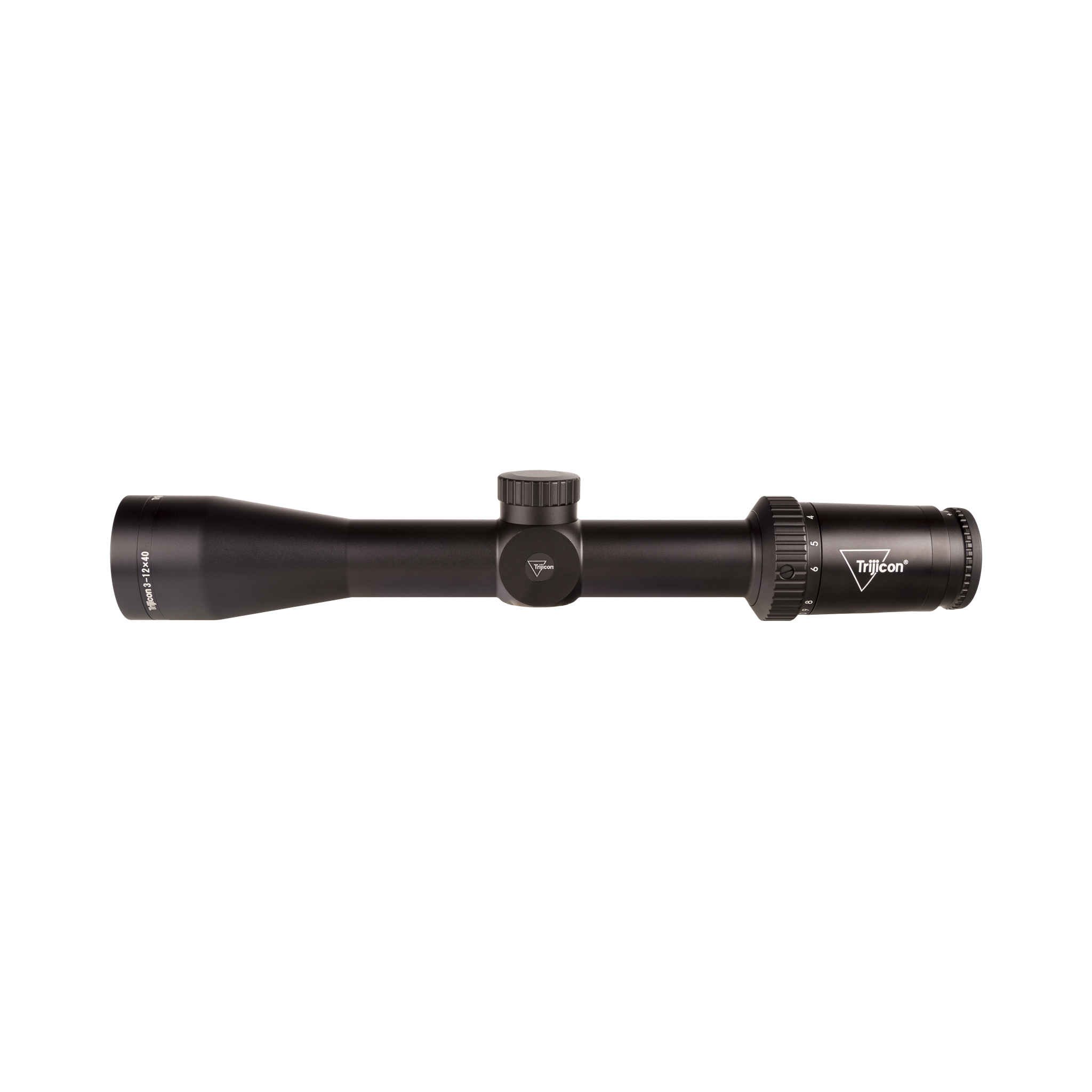 Huron® 3-12x40 Riflescope BDC Hunter Holds, 30mm, Satin Black, Capped Adjusters