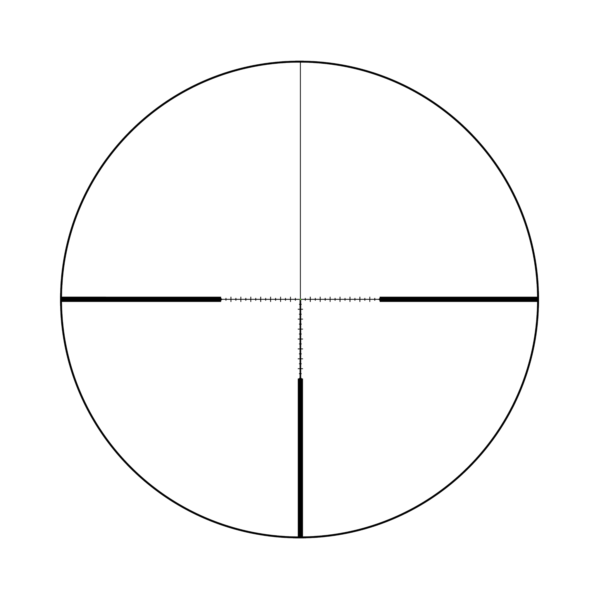 AccuPoint® 4–16x50 MOA attāluma mērīšanas krusts ar zaļu punktu, 30 mm, satīna melns, Exp. EL RTZ